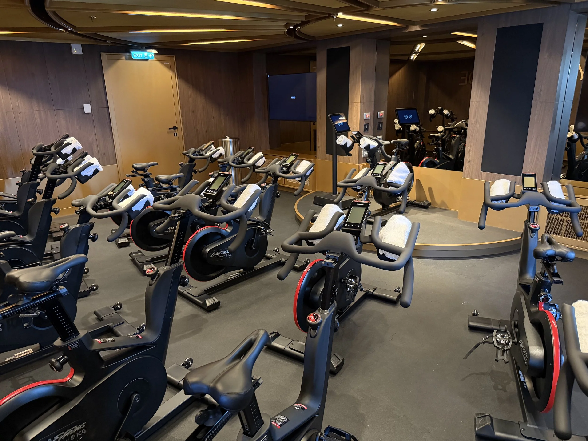 The Ryde Spinning Studio onboard Norwegian Luna, © Fraser at Sea