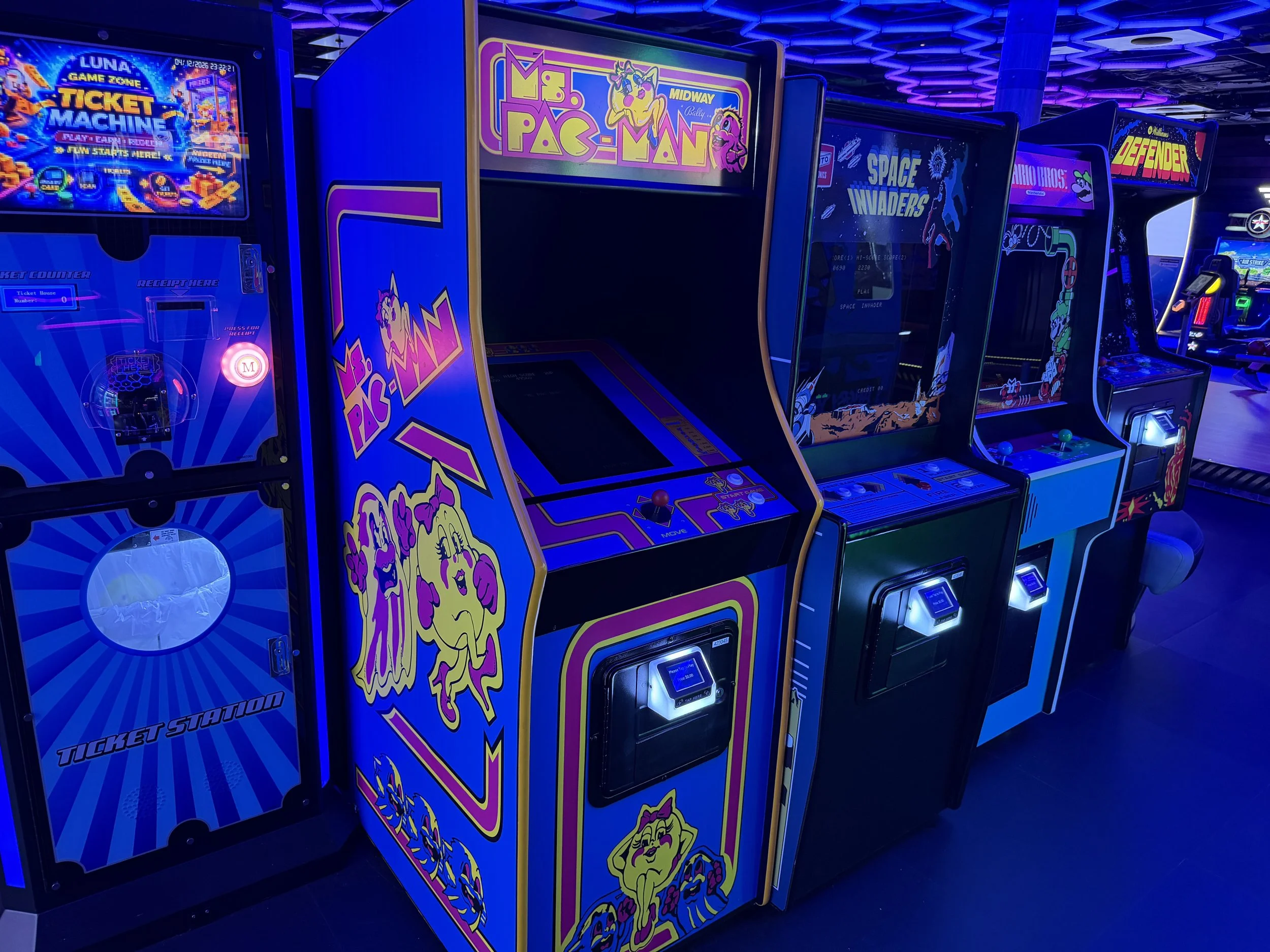 The Luna Game Zone onboard Norwegian Luna, © Fraser at Sea