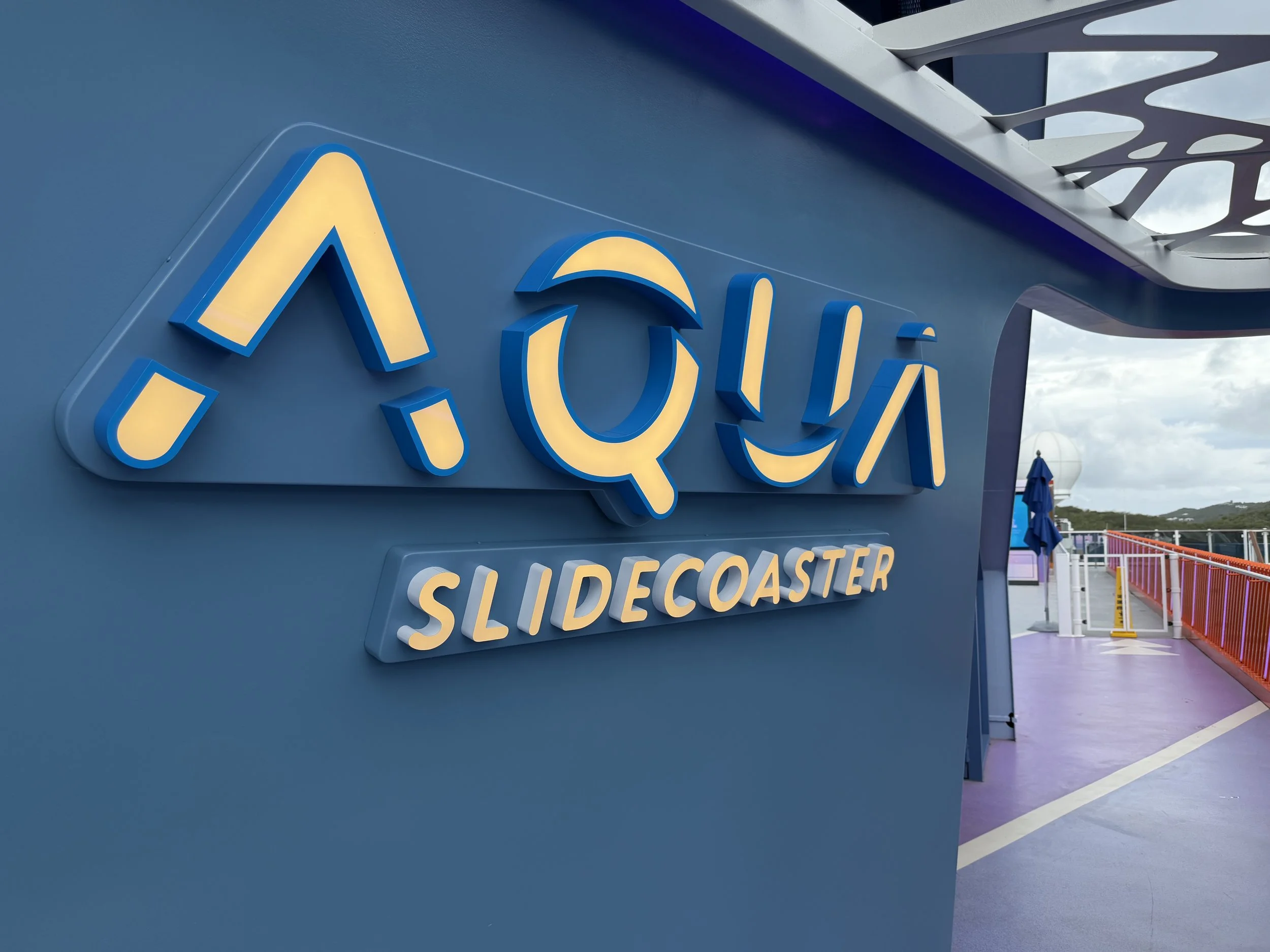 The Aqua Slidecoaster onboard Norwegian Luna, © Fraser at Sea