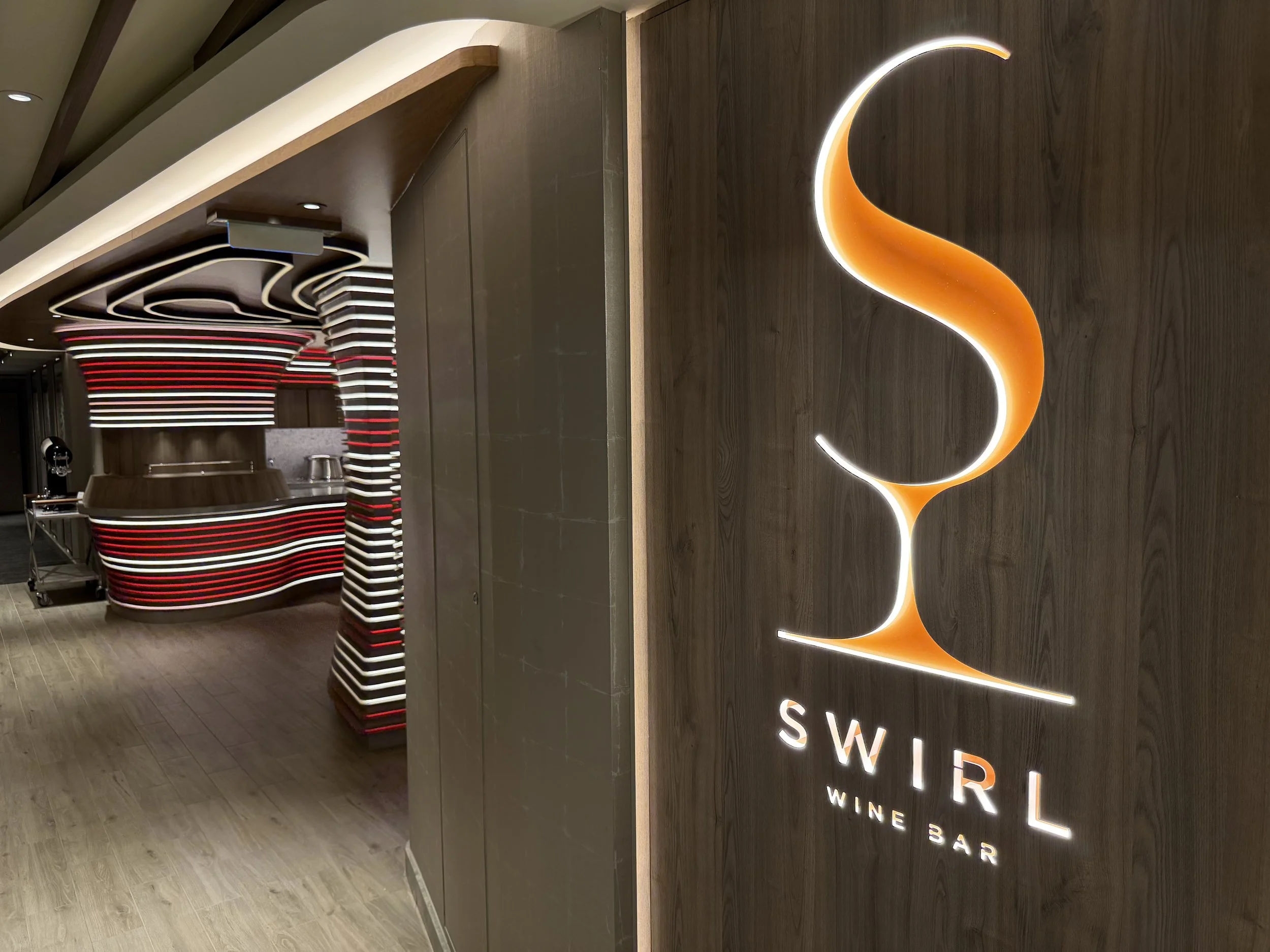 Swirl Wine Bar onboard Norwegian Luna, © Fraser at Sea