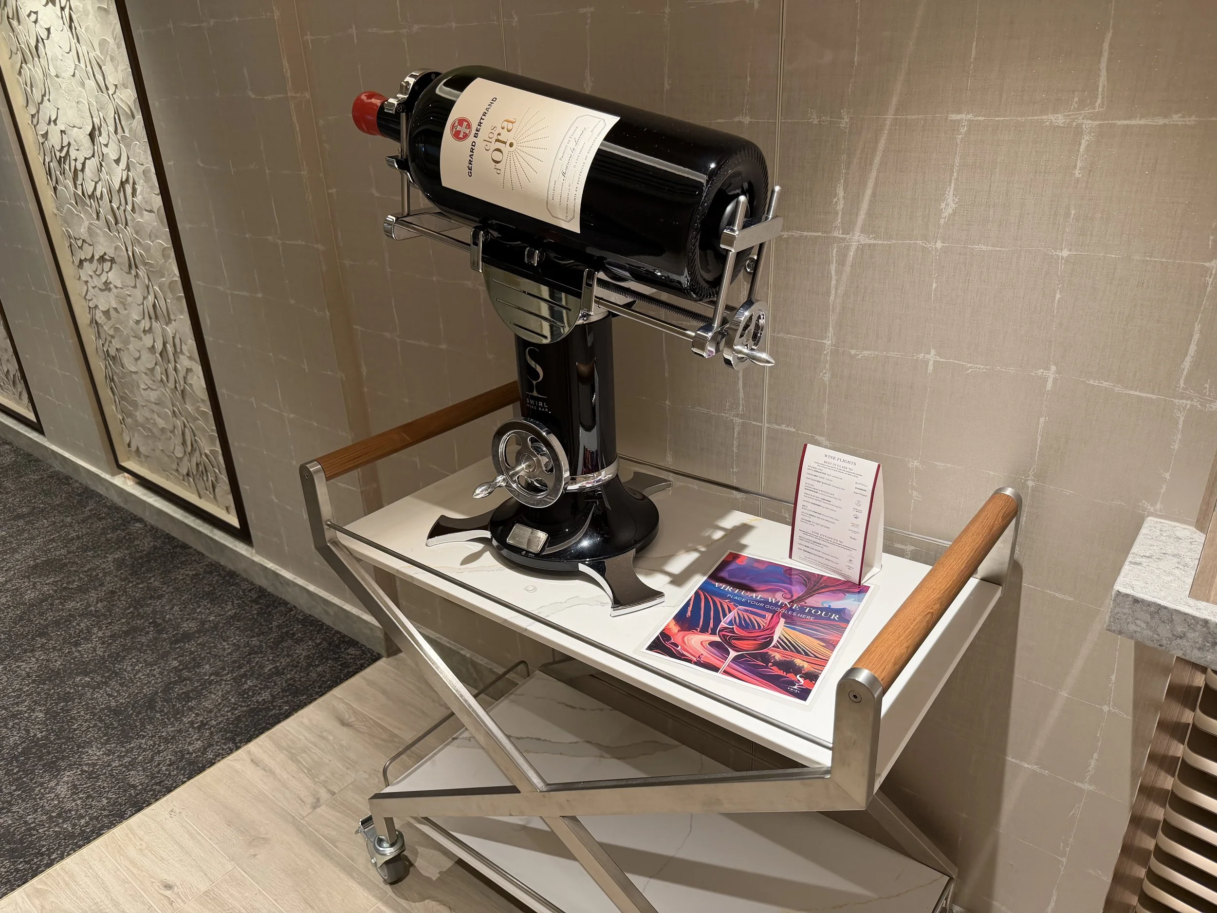 Swirl Wine Bar onboard Norwegian Luna, © Fraser at Sea