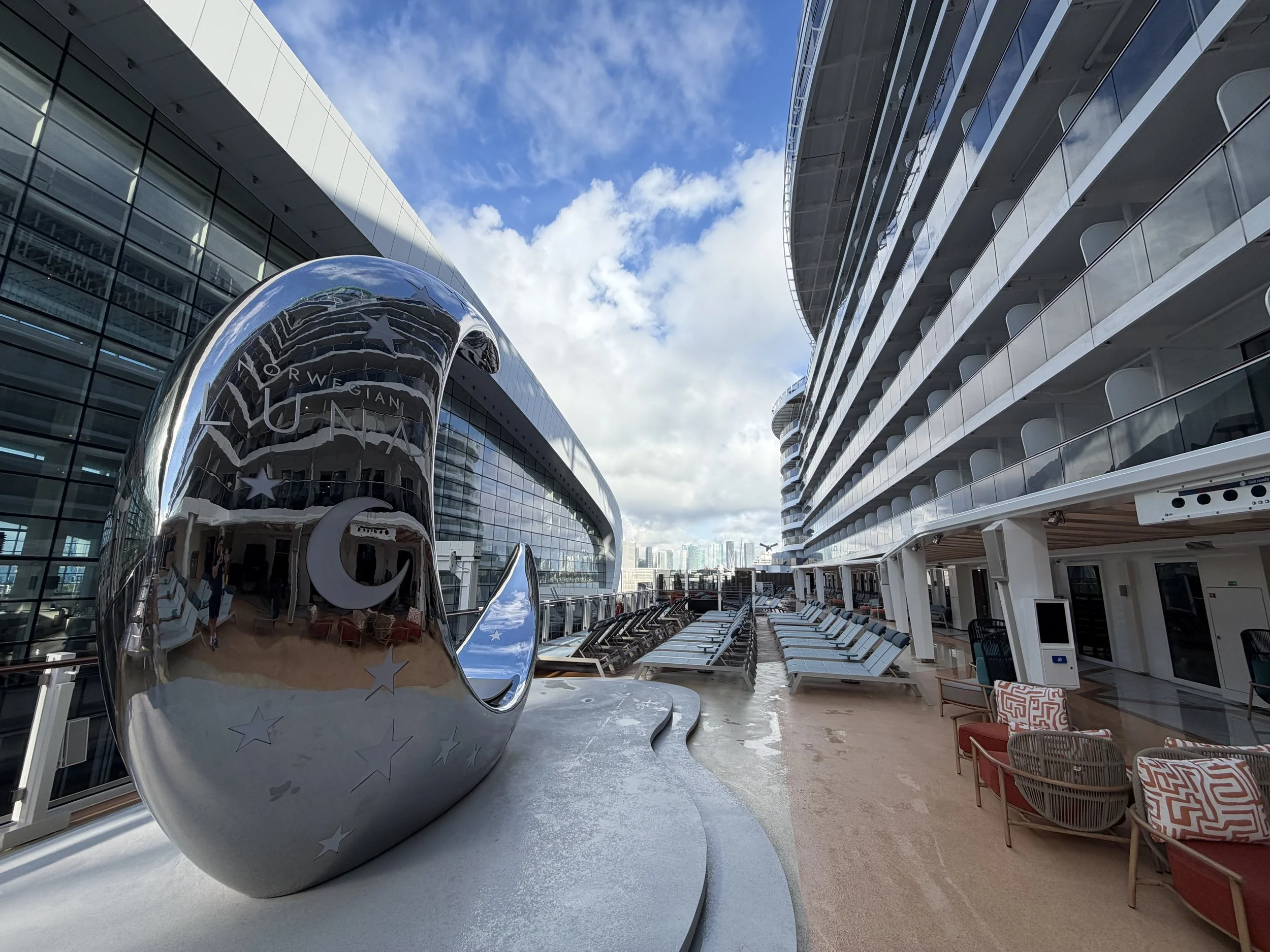 The Promenade Deck onboard Norwegian Luna, © Fraser at Sea