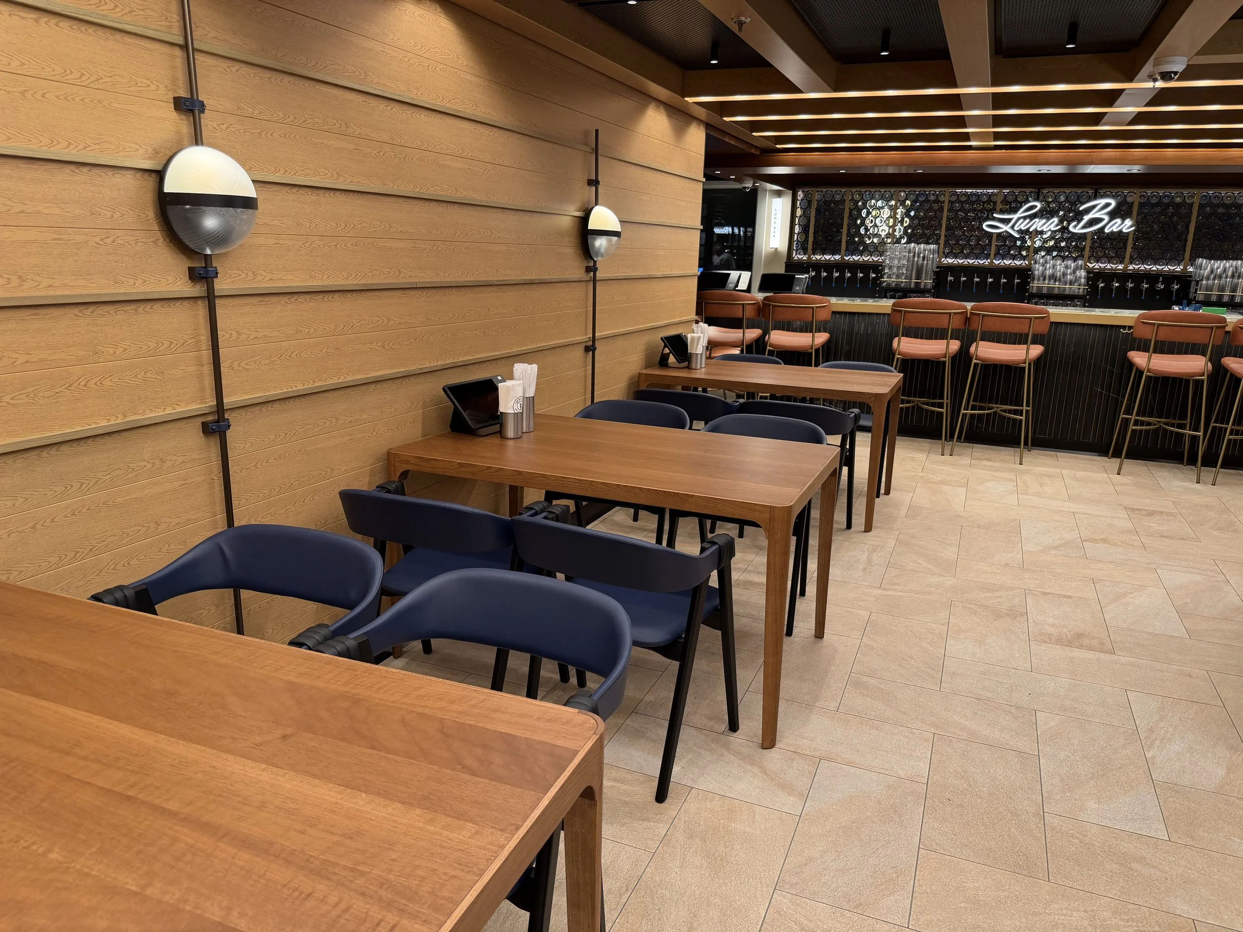 Indulge Food Hall onboard Norwegian Luna, © Fraser at Sea