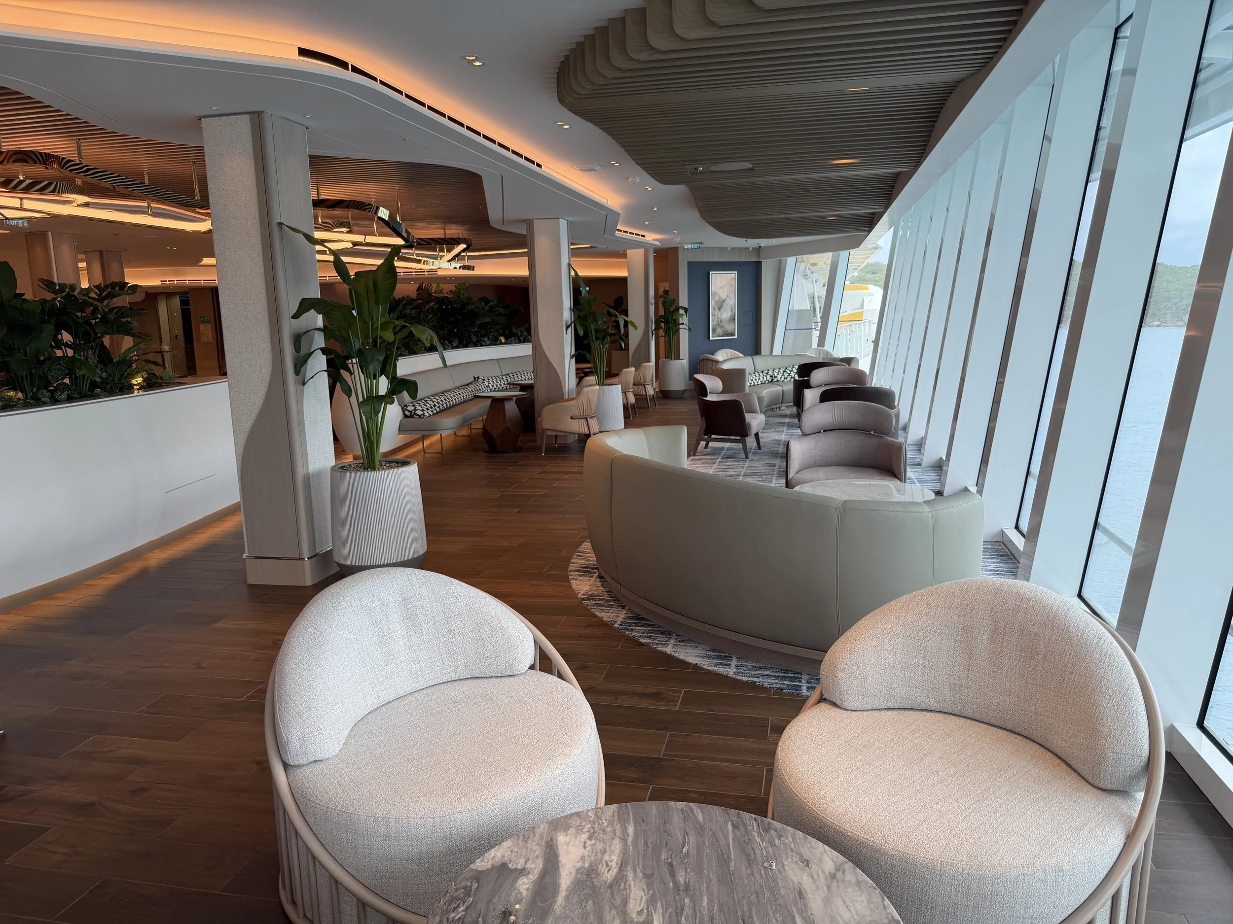 Penrose Atrium onboard Norwegian Luna, © Fraser at Sea