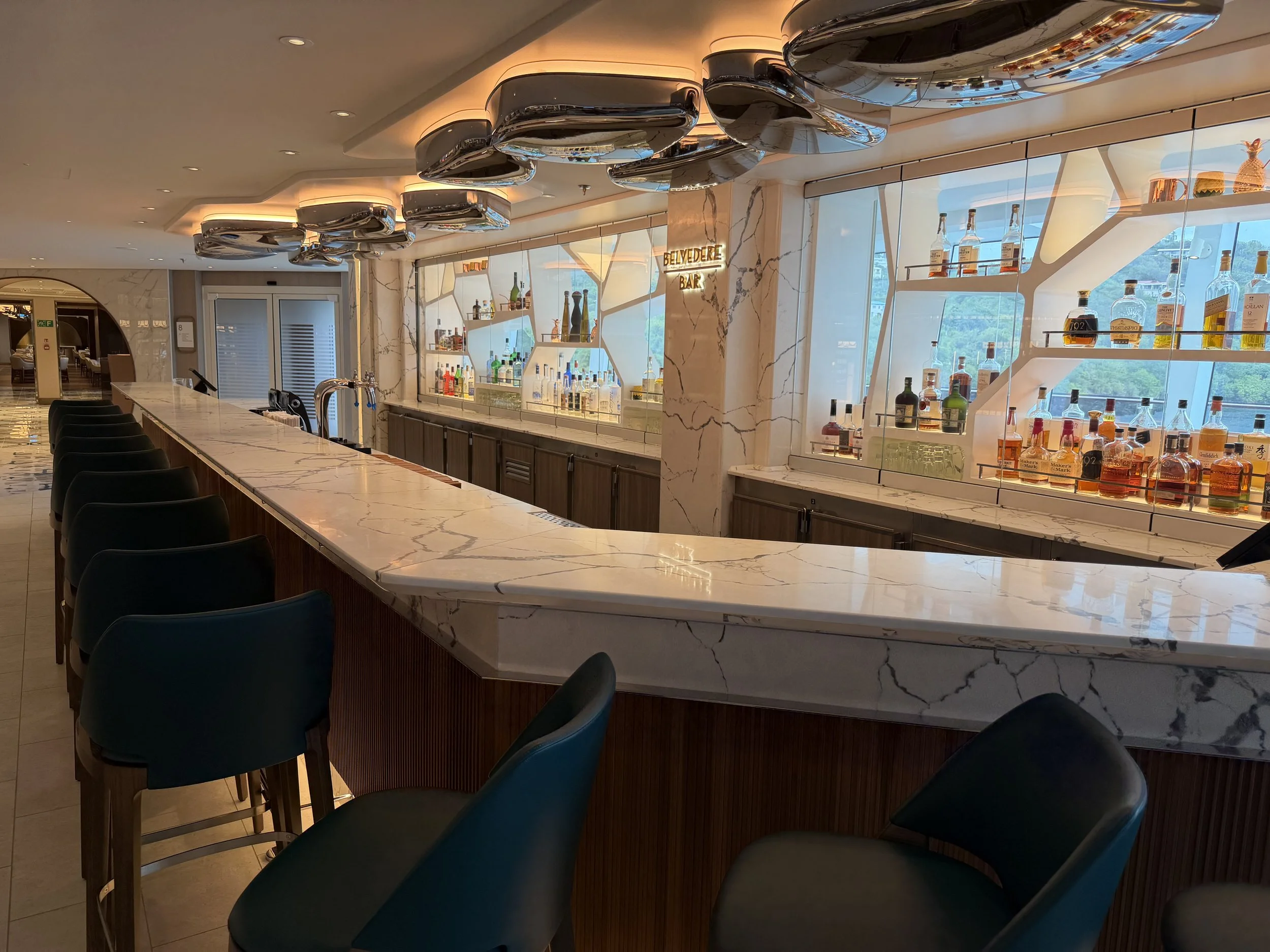 Belvedere Bar onboard Norwegian Luna, © Fraser at Sea