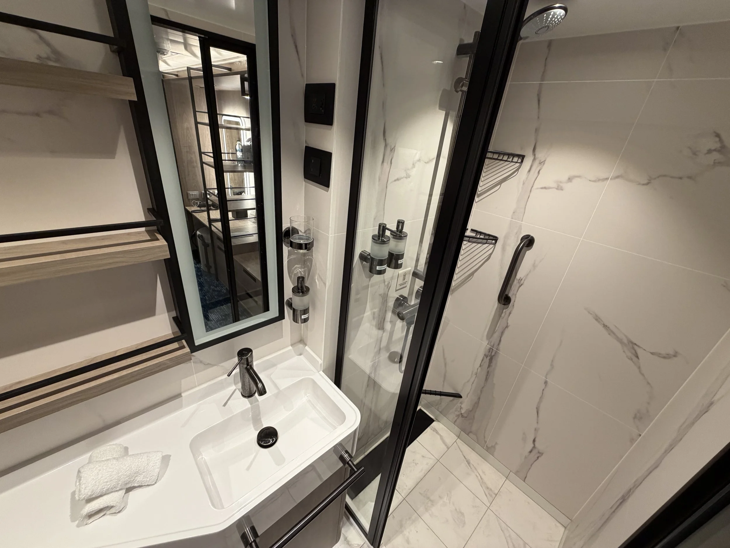 Here's my Bathroom in Cabin 12513.