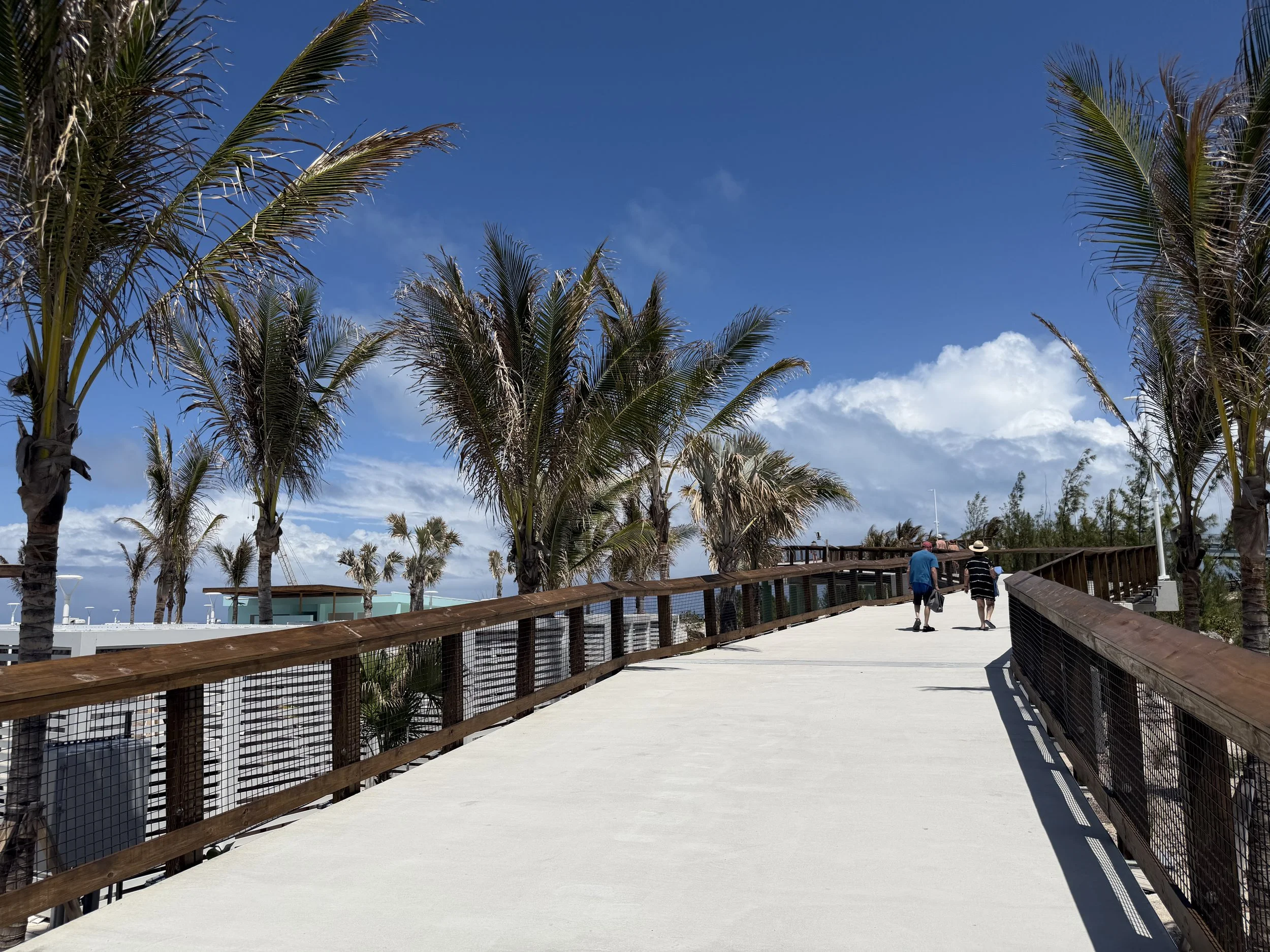 The Boardwalk leading to Panoramic Bridge on Great Stirrup Cay, © Fraser at Sea