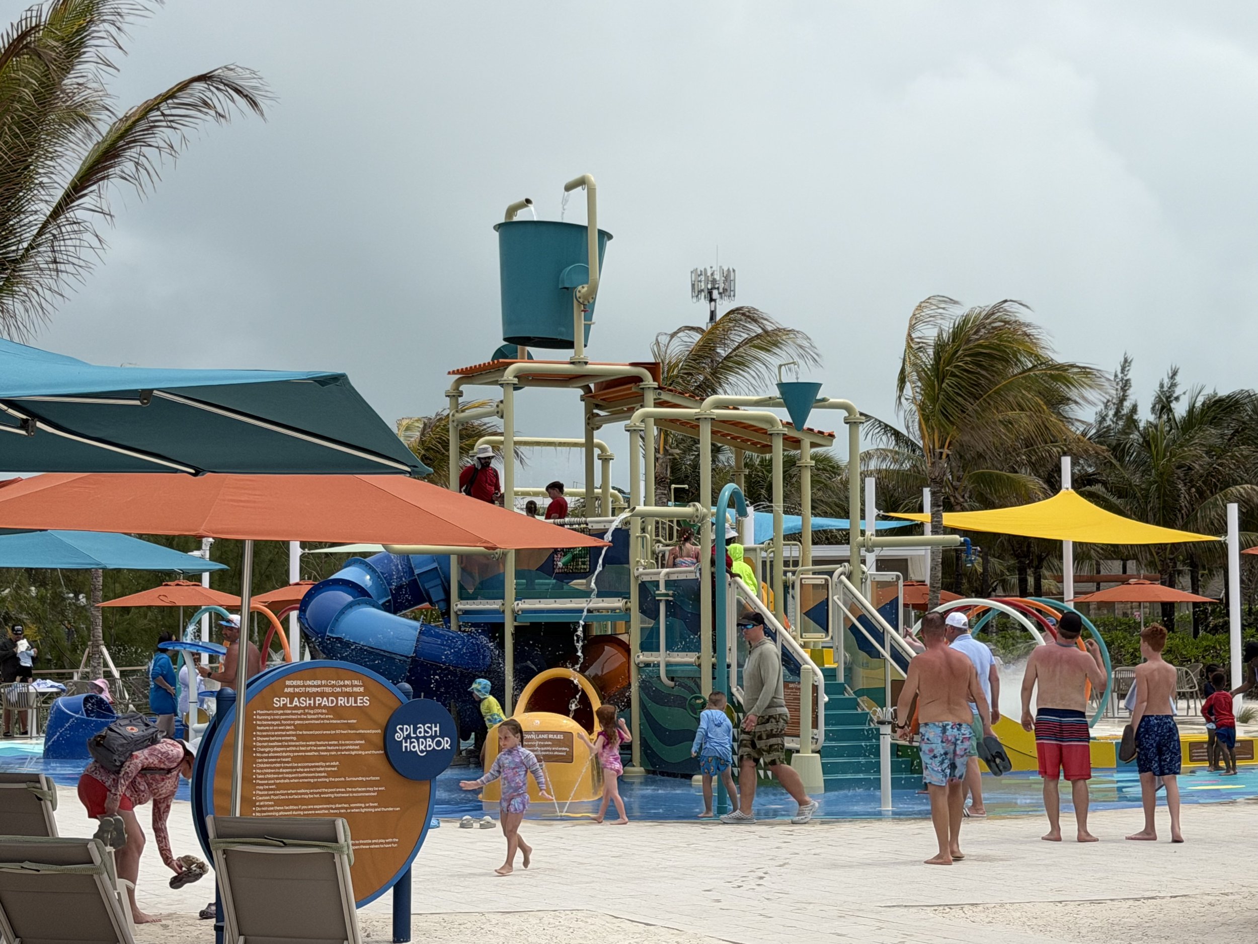 Splash Harbor Kids Splash Park on Great Stirrup Cay, © Fraser at Sea
