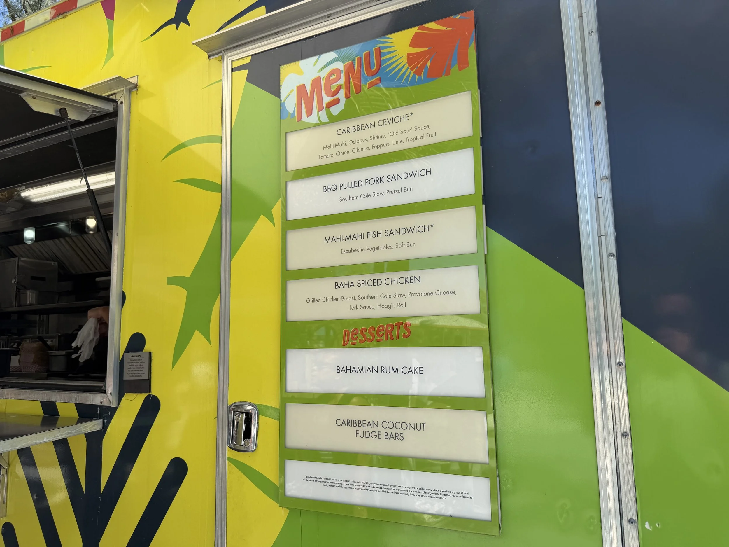 The Food Truck on Great Stirrup Cay, © Fraser at Sea