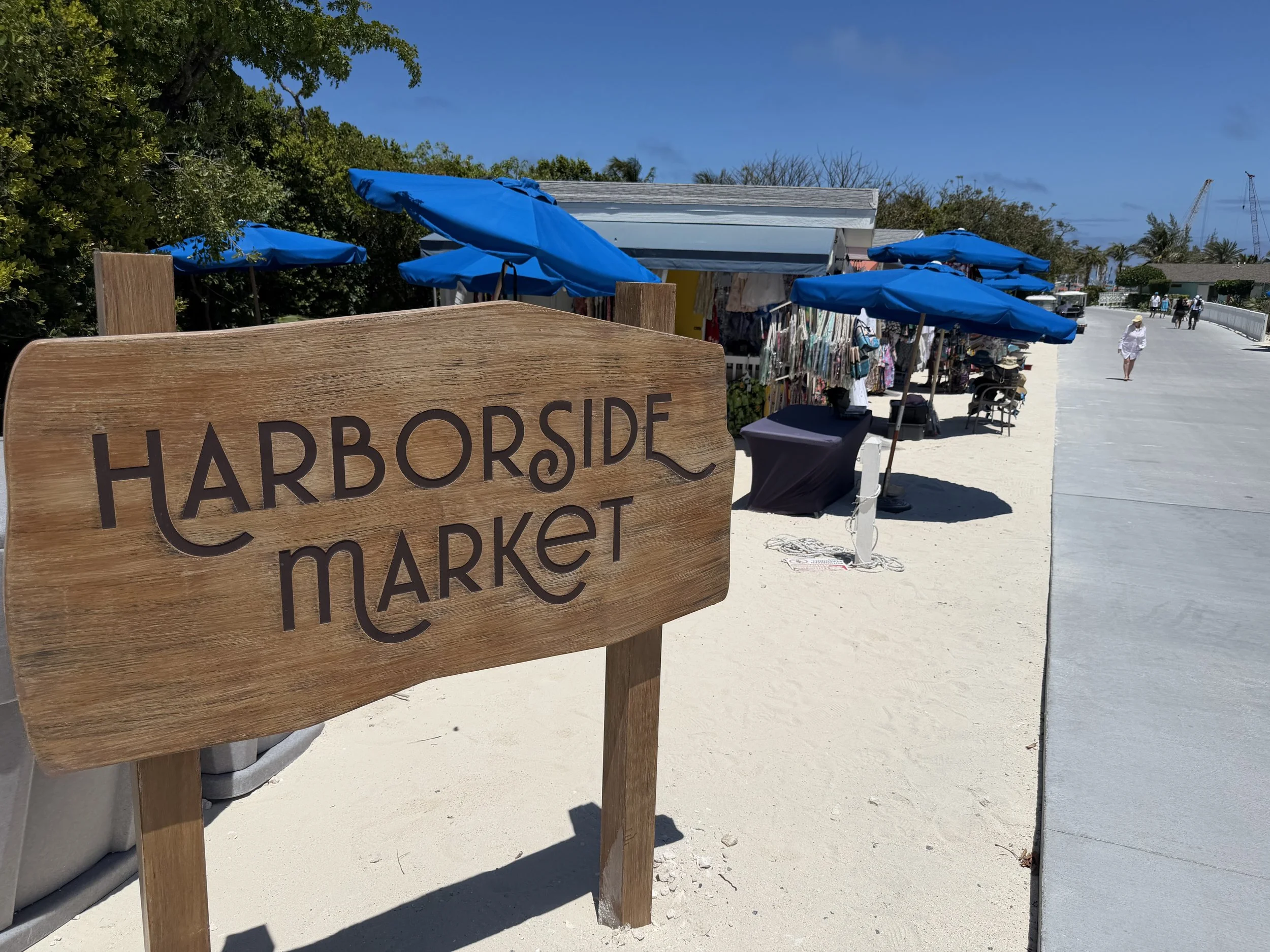 The Harborside Market on Great Stirrup Cay, © Fraser at Sea