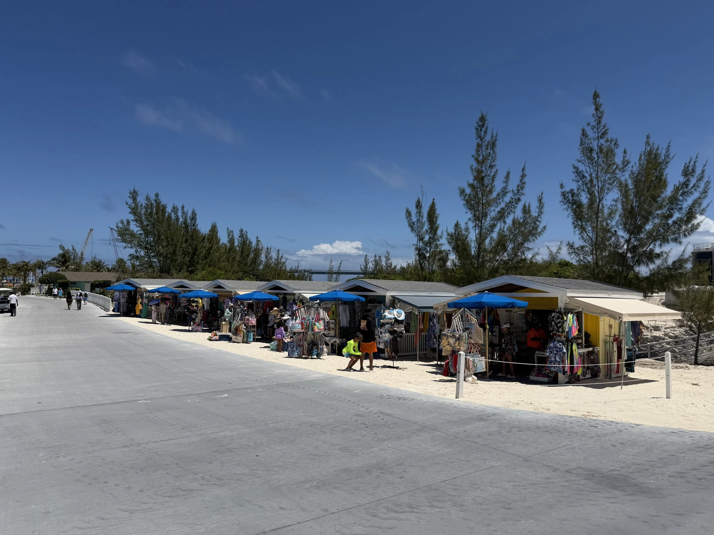 The Harborside Market on Great Stirrup Cay, © Fraser at Sea