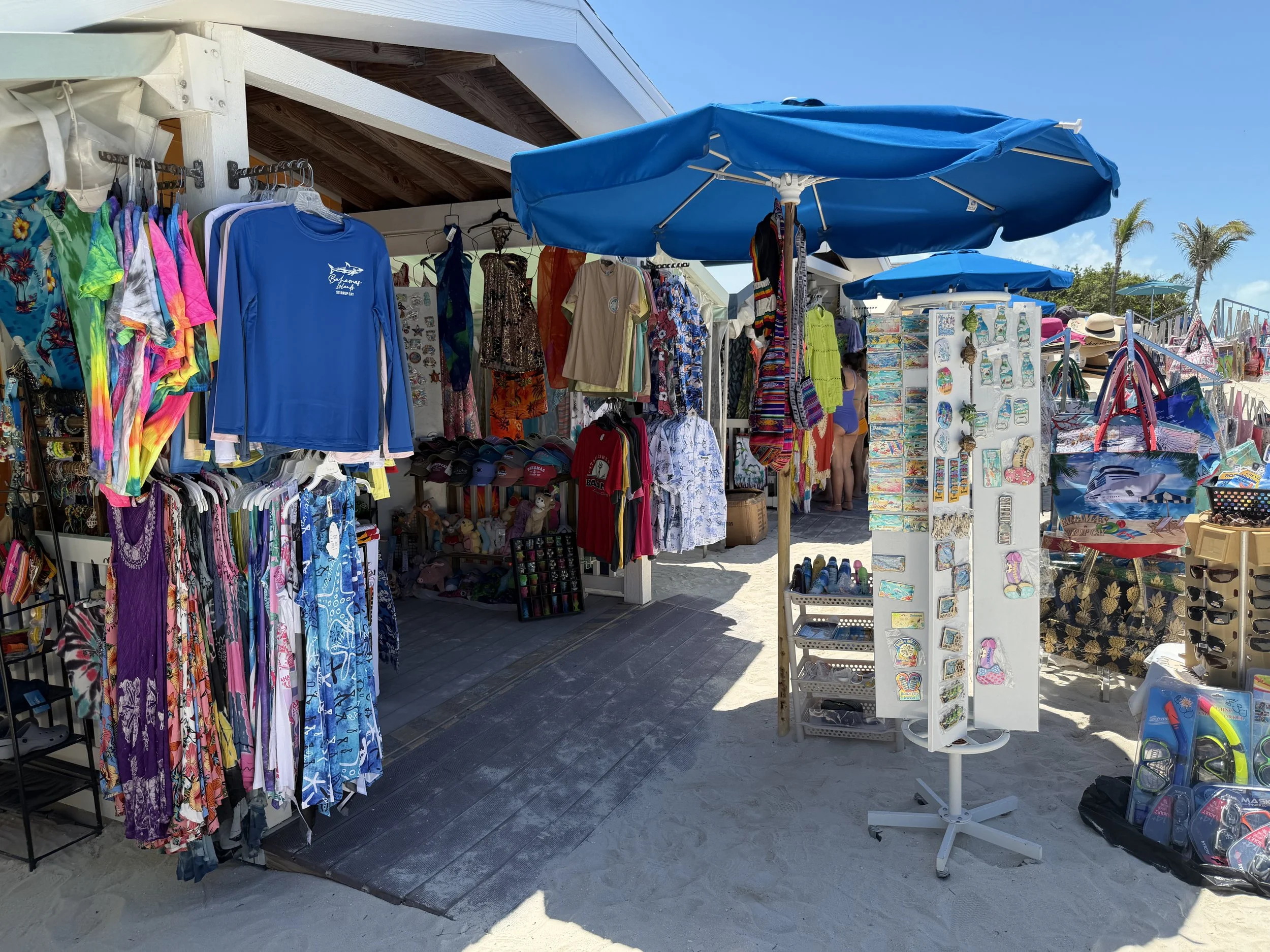The Harborside Market on Great Stirrup Cay, © Fraser at Sea