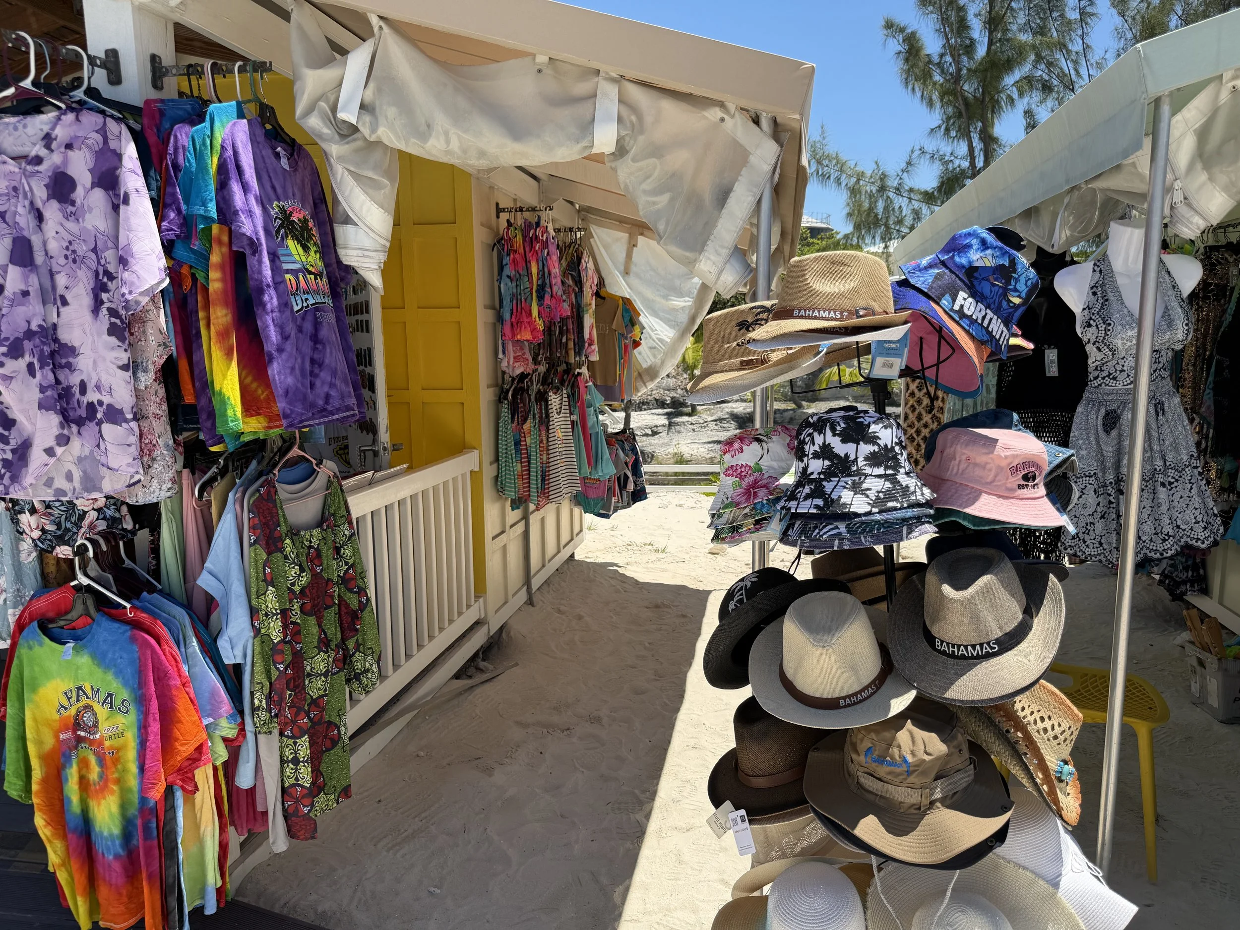 The Harborside Market on Great Stirrup Cay, © Fraser at Sea