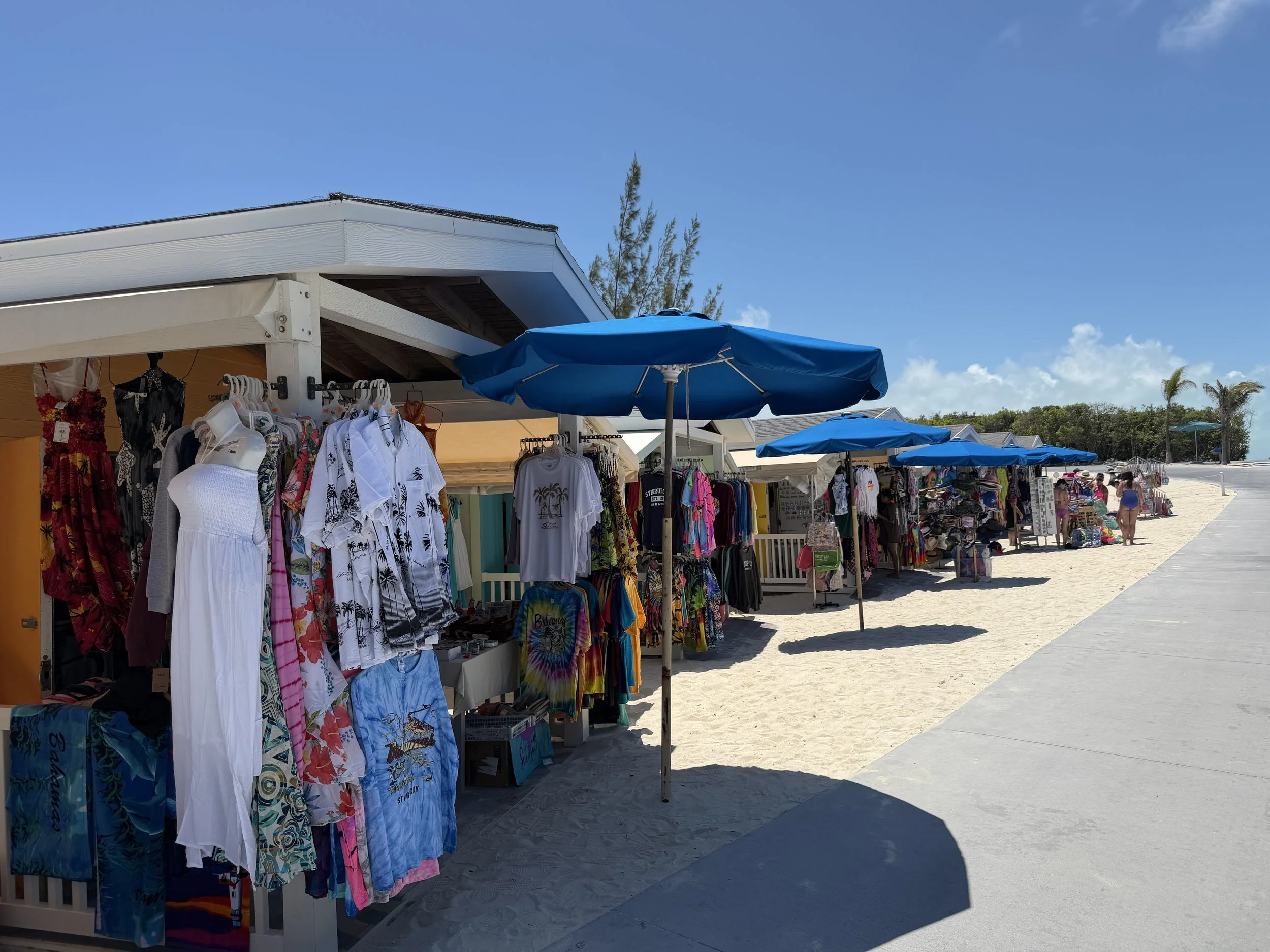 The Harborside Market on Great Stirrup Cay, © Fraser at Sea