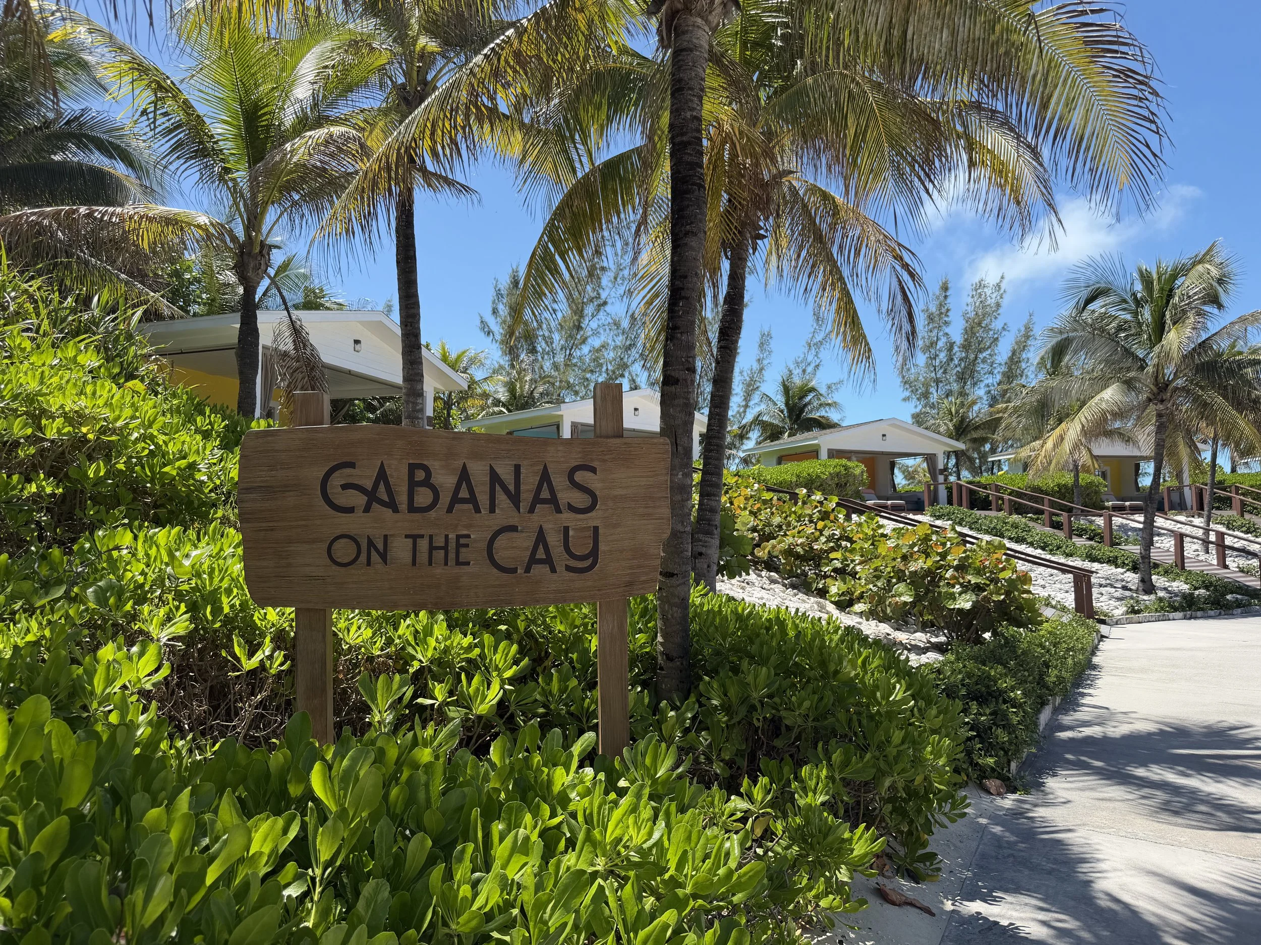 Cabanas on the Cay on Great Stirrup Cay, © Fraser at Sea