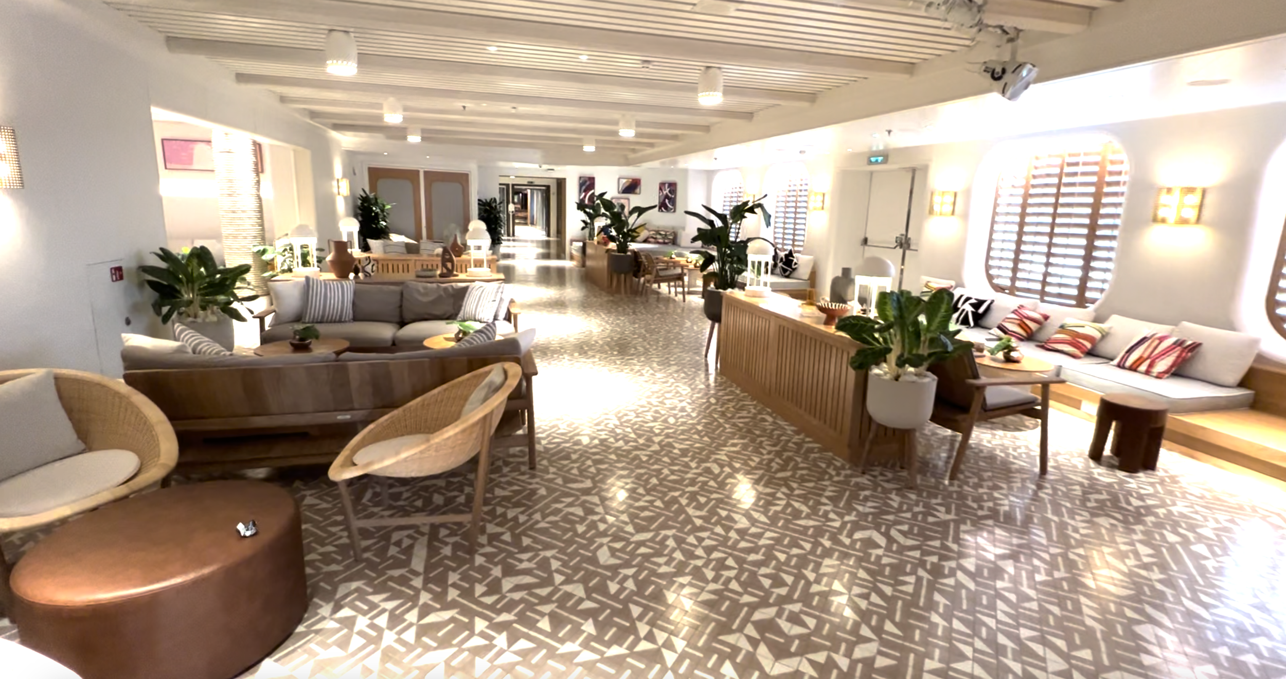 The Dock House onboard Virgin Voyages Valiant Lady, © Fraser at Sea.