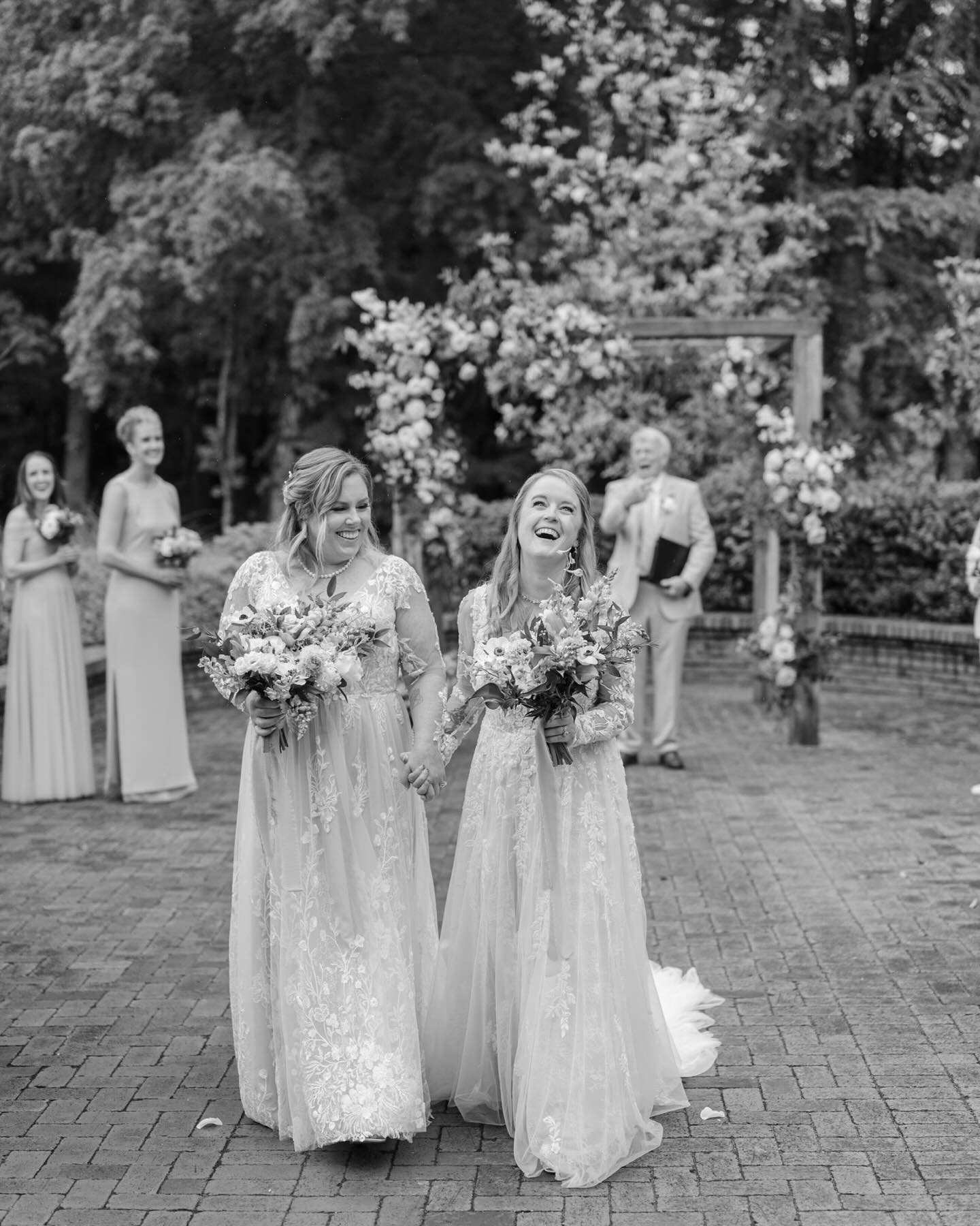 Cheers to the Youngbloods! 🥂

Courtney and Kristin tied the knot on Saturday and like most weddings that day, the rain created a few obstacles. BUT these two kept great spirits and their families and friends surrounded them with love. Despite the ra