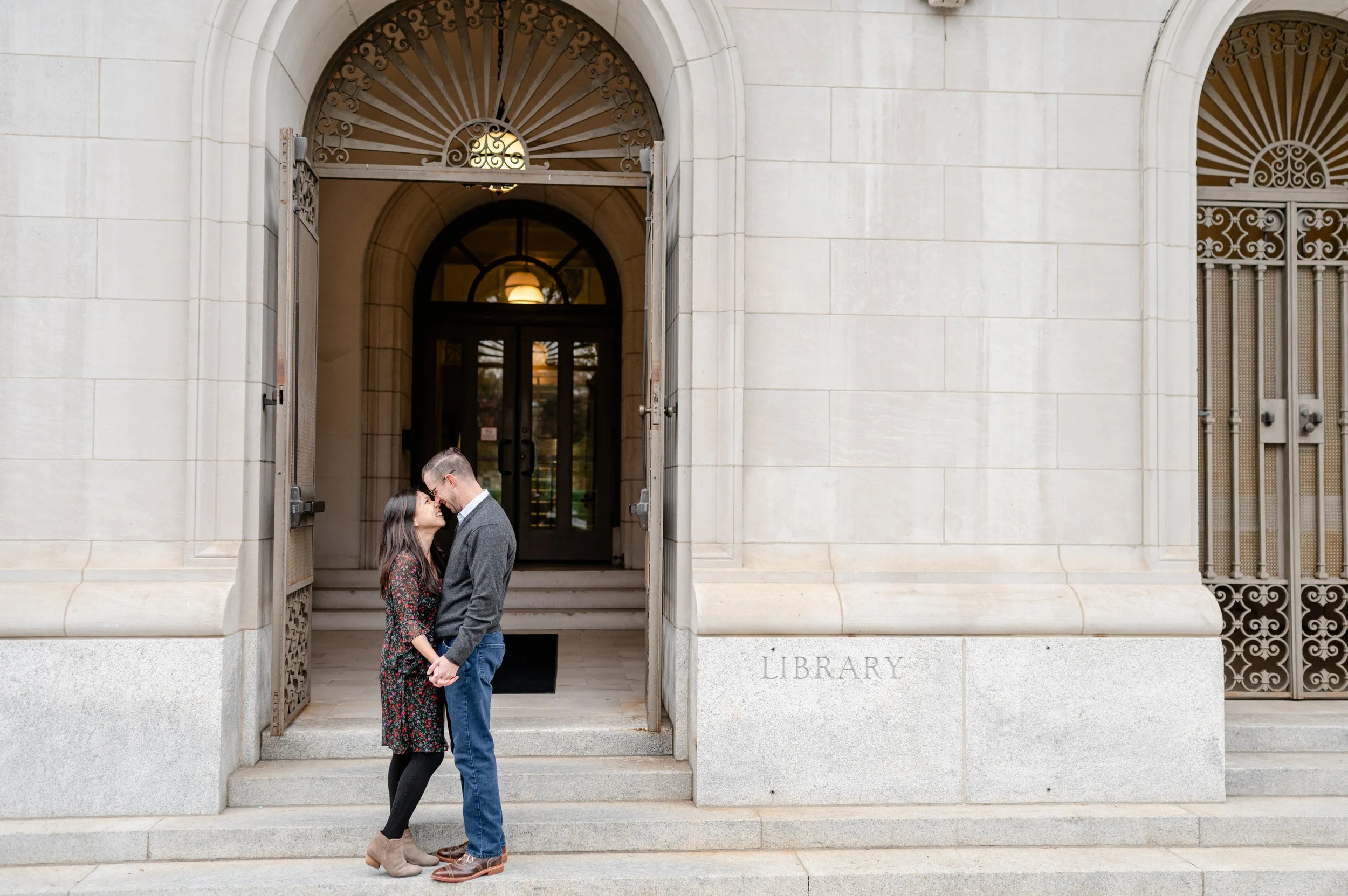 Tori &amp; Mike | Downtown Raleigh and Dorothea Dix Park Engagement Session