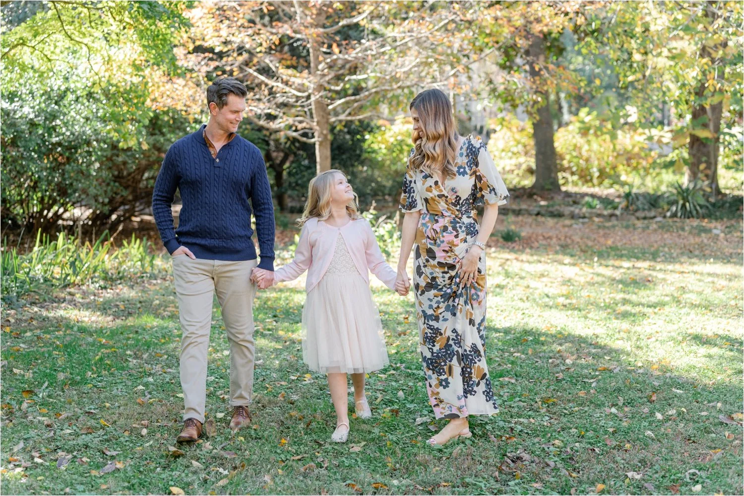 Family Photos at Coker Arboretum | Chapel Hill Family Photographer