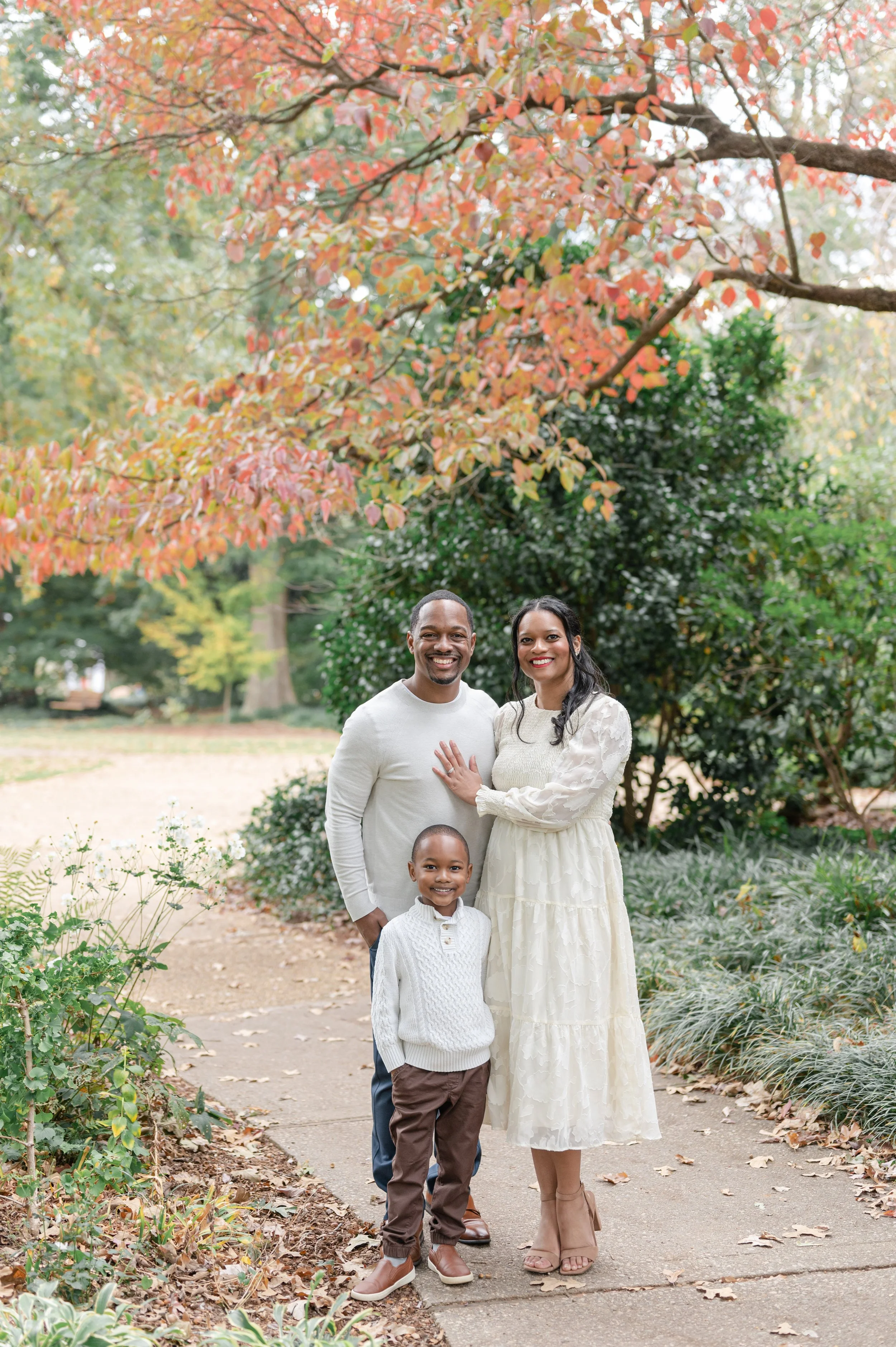 black family photos fall mini session