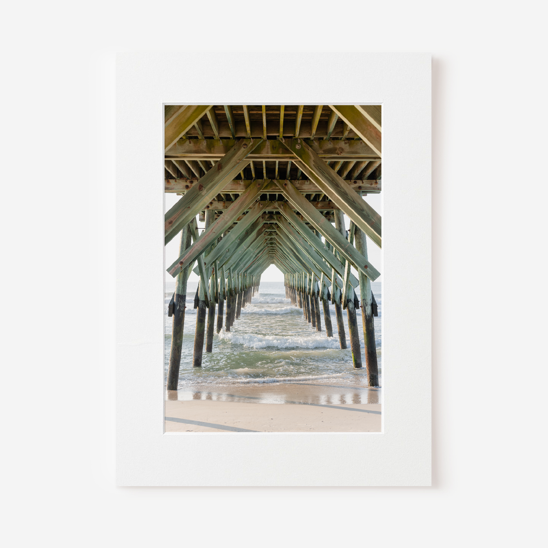 crystal pier coastal wall art