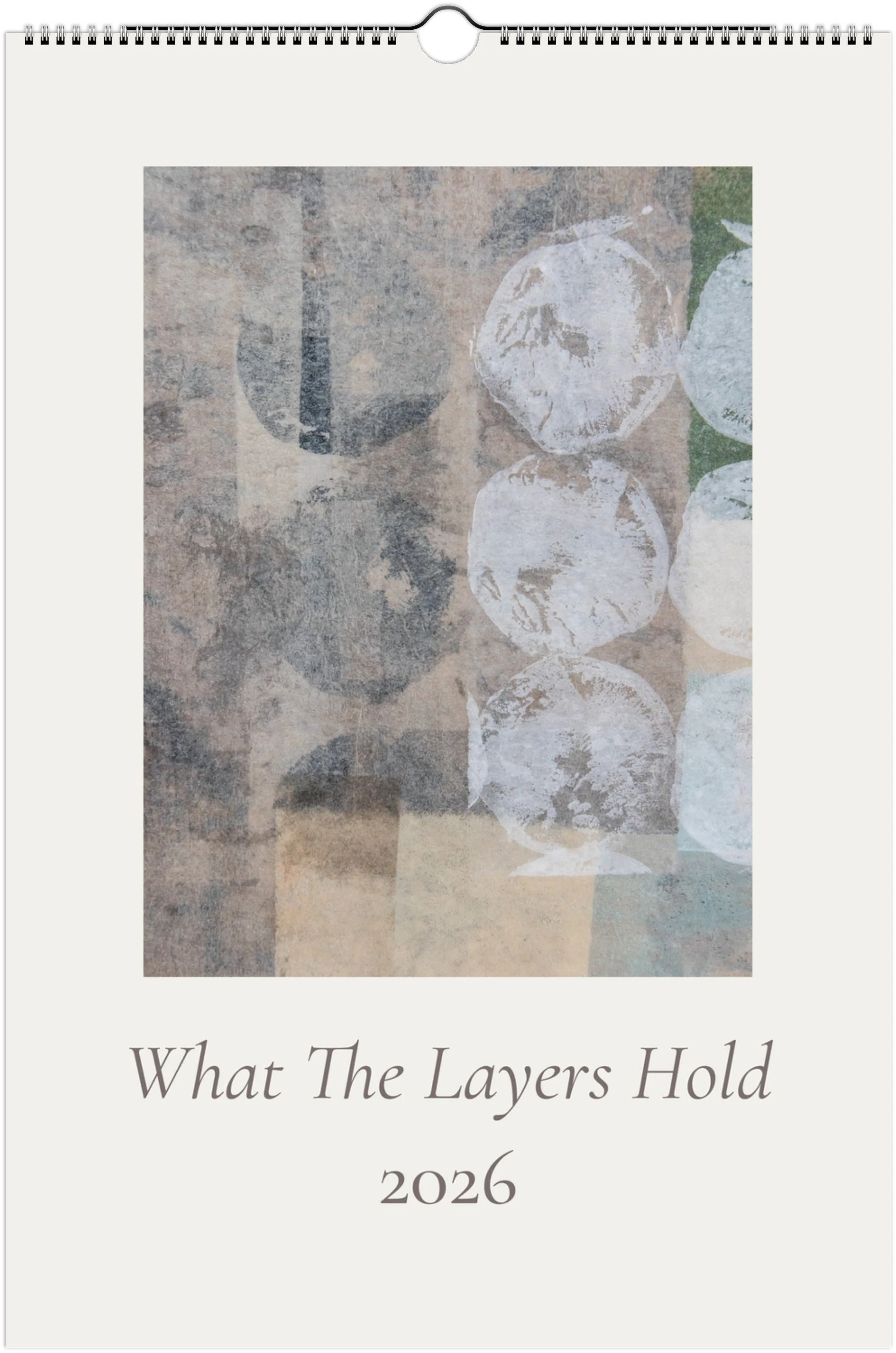Wall calendar 'What The Layers Hold' 2026 (US & CA)