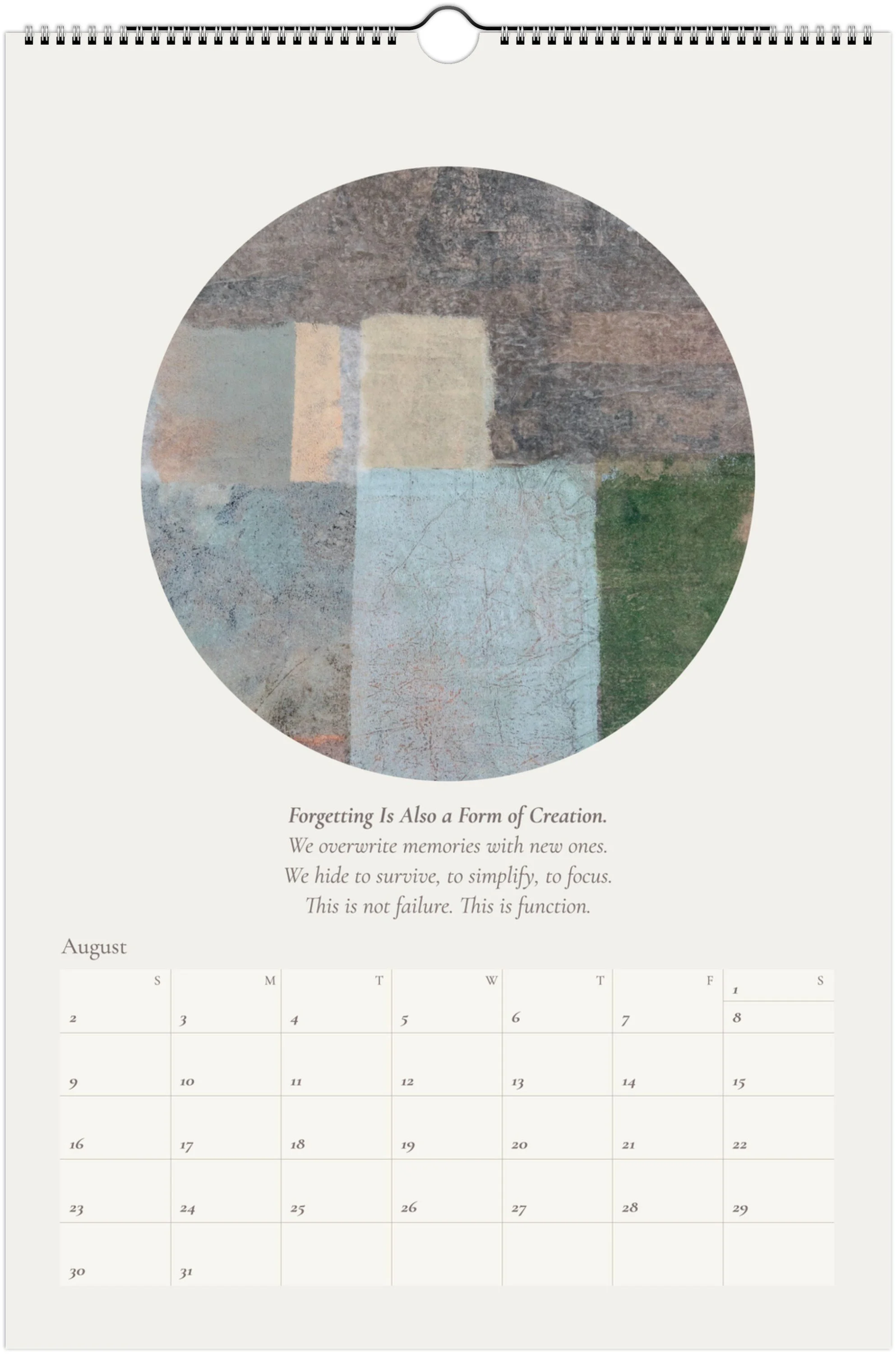 Wall art calendar 2026 What the Layers Hold_August.jpeg