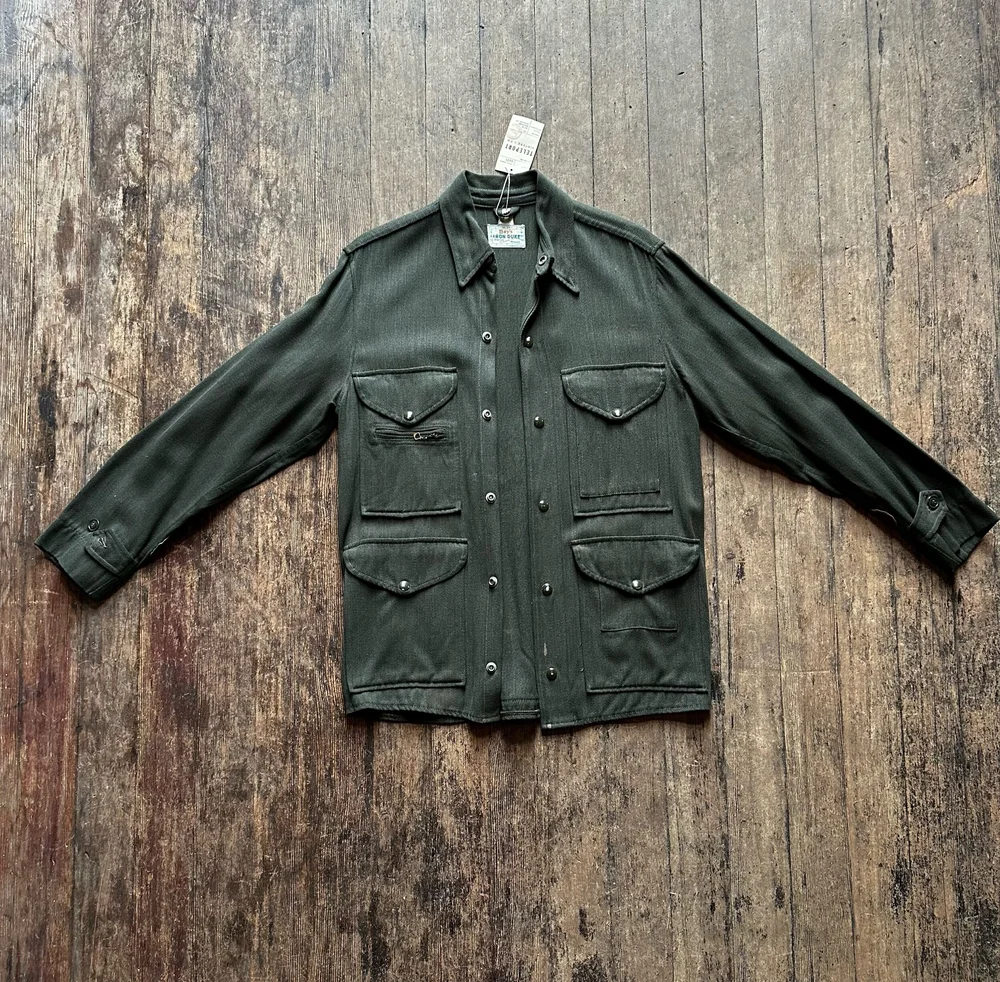 ジャケット・アウター 50s Days WHIPCORD MACKINAW CRUISER VTG Days Ranger Whipcord Wool Workwear Jacket Mackinaw