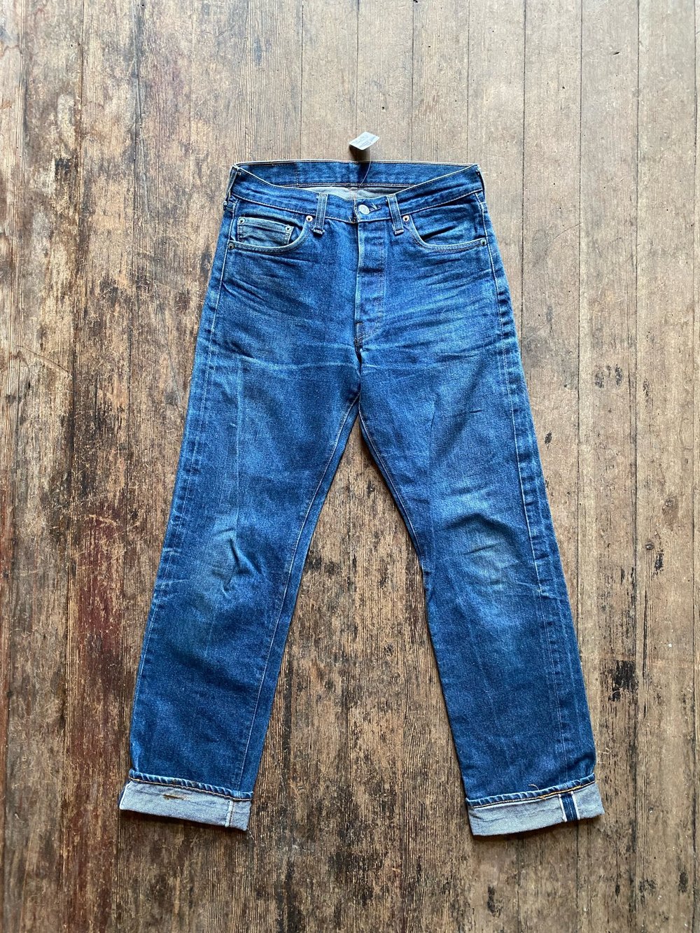 1984 Levi's USA 501 Redline Selvedge 28x30.5 — Teleport Vintage + Co
