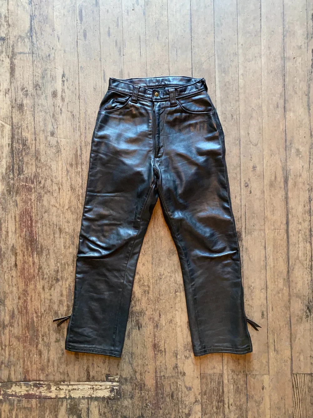 Vintage Langlitz Western Motorcycle Leather Pants — Teleport