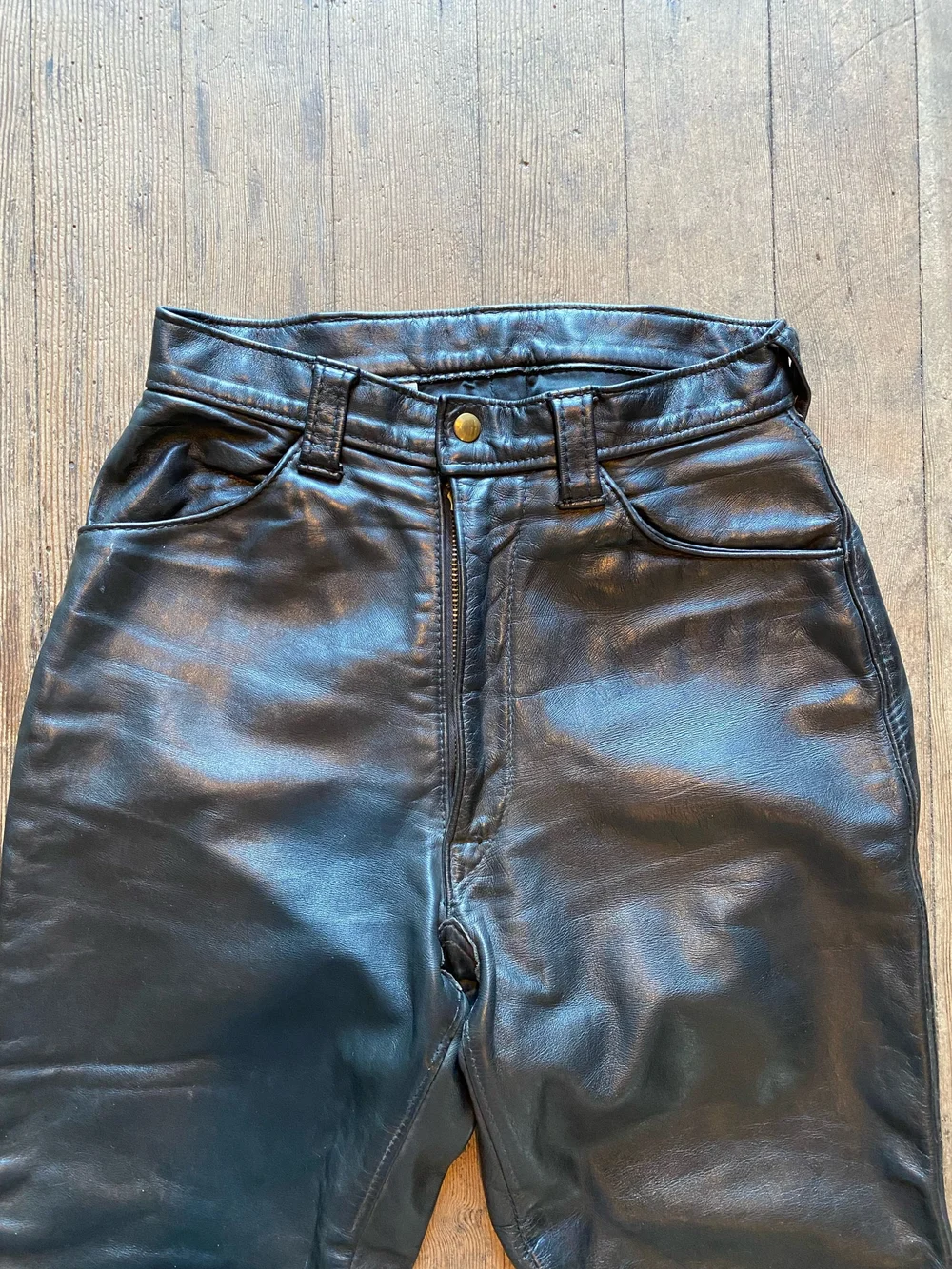 Vintage Langlitz Western Motorcycle Leather Pants — Teleport