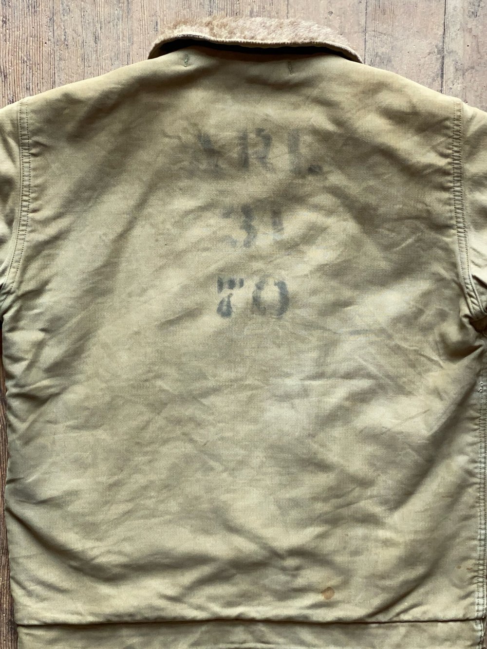 1940s USN N1 Deck Jacket Military WW2 Navy — Teleport Vintage + Co