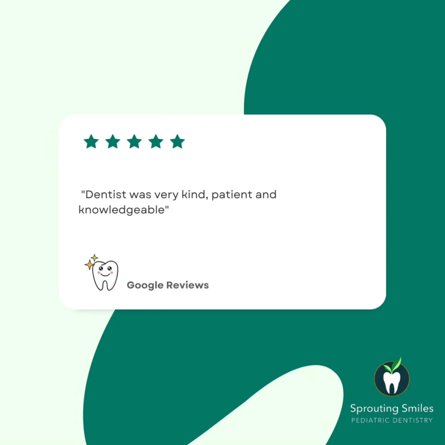 Exceptionally grateful for the families who entrust us with their child&rsquo;s oral health. Thank you for your trust and kind words&mdash;it truly means everything to us. ✨