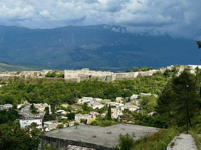 Gjirokastër Castle from Above the City