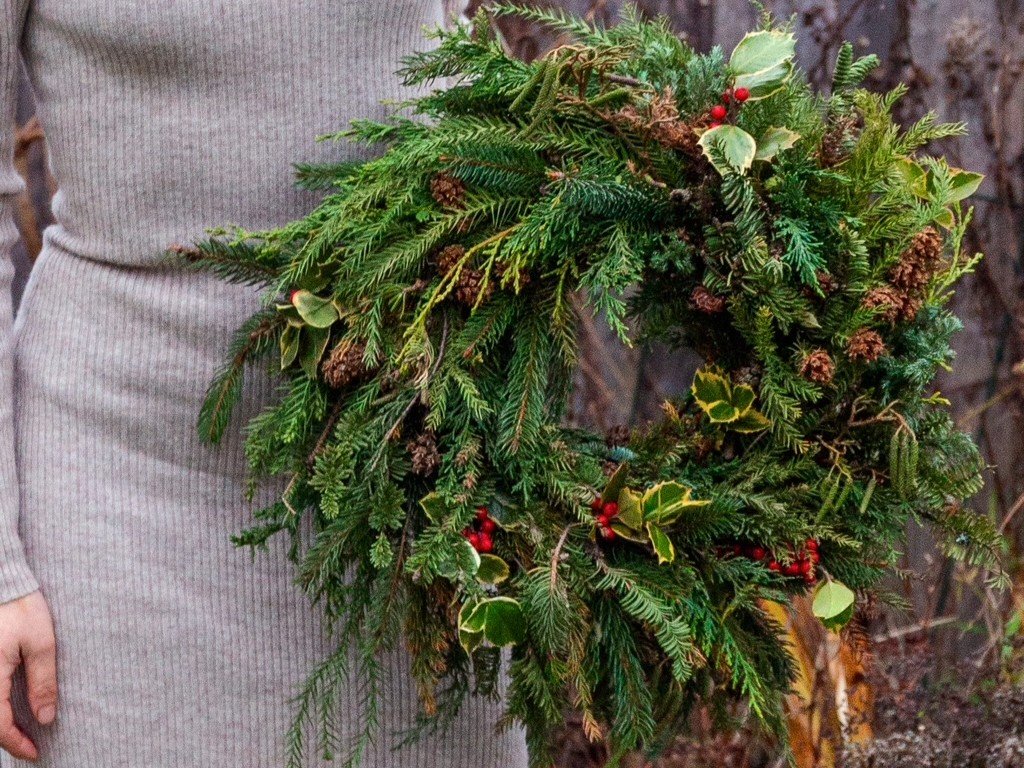 Nachhaltiger Adventskranz