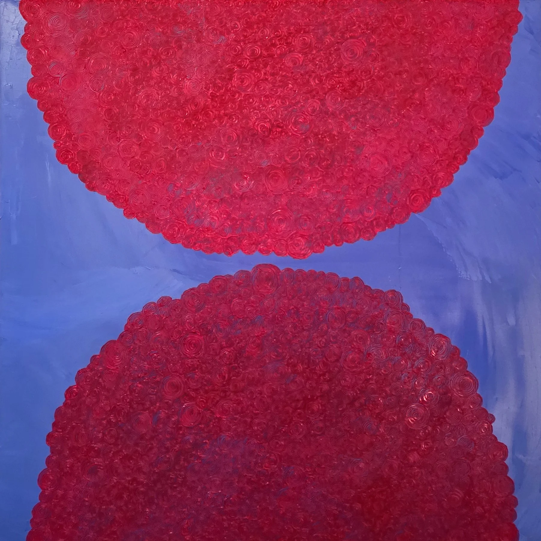 Erishkegal (again), 2025, 36" x 36" oil on canvas