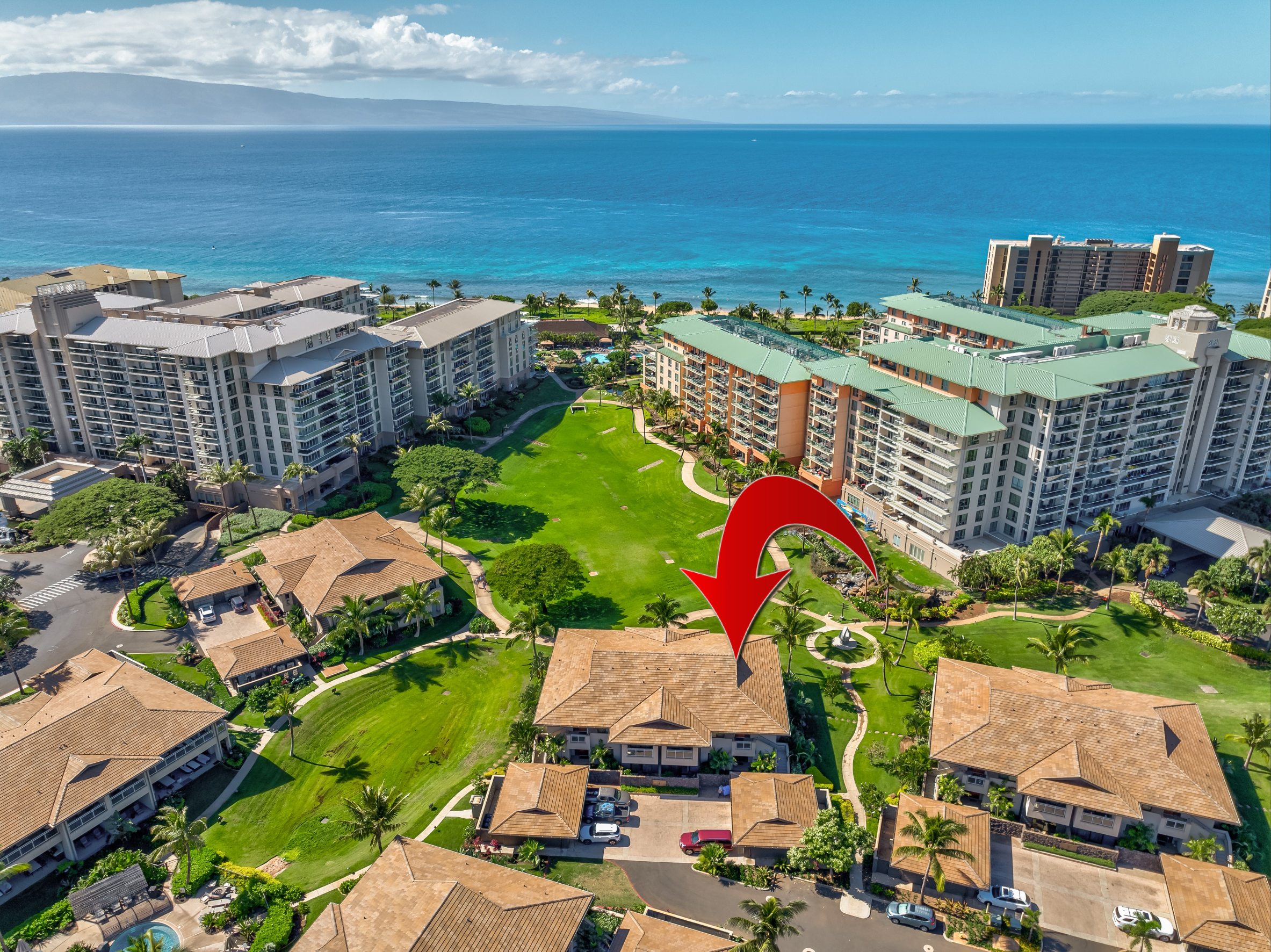Luana Garden Villa 6D has a central location with view and privacy