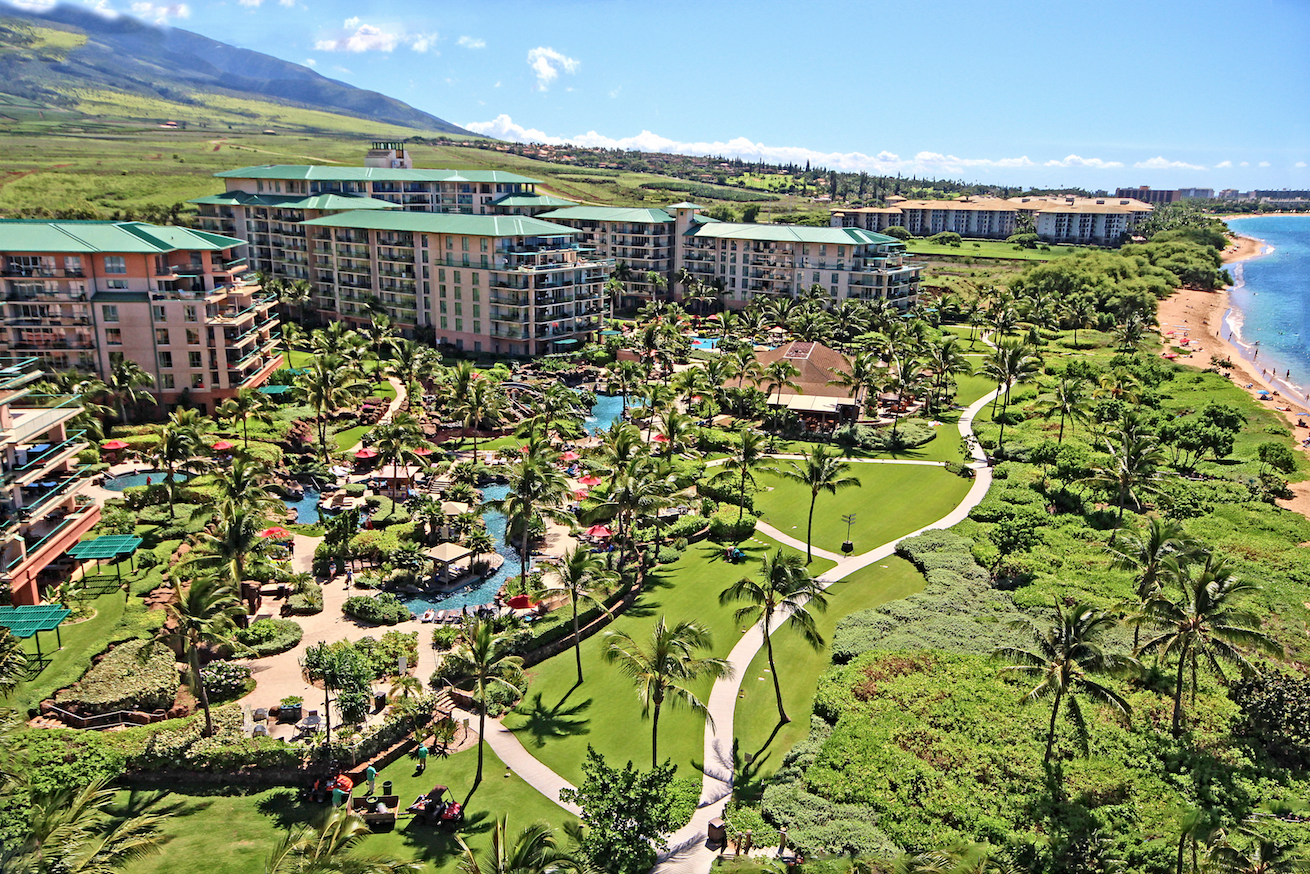 Aerial view of Honua Kai Resort