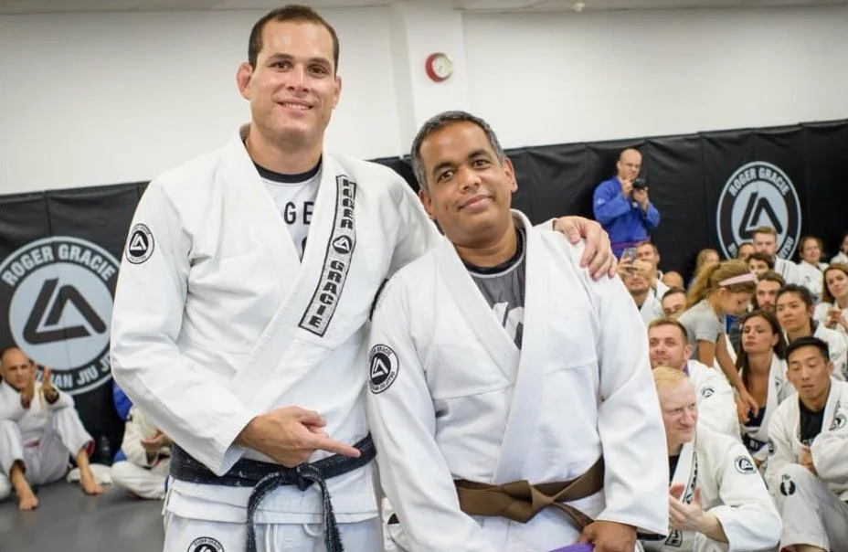 Ash Hoque & Mauricio Gomes RGA Roger Gracie BJJ