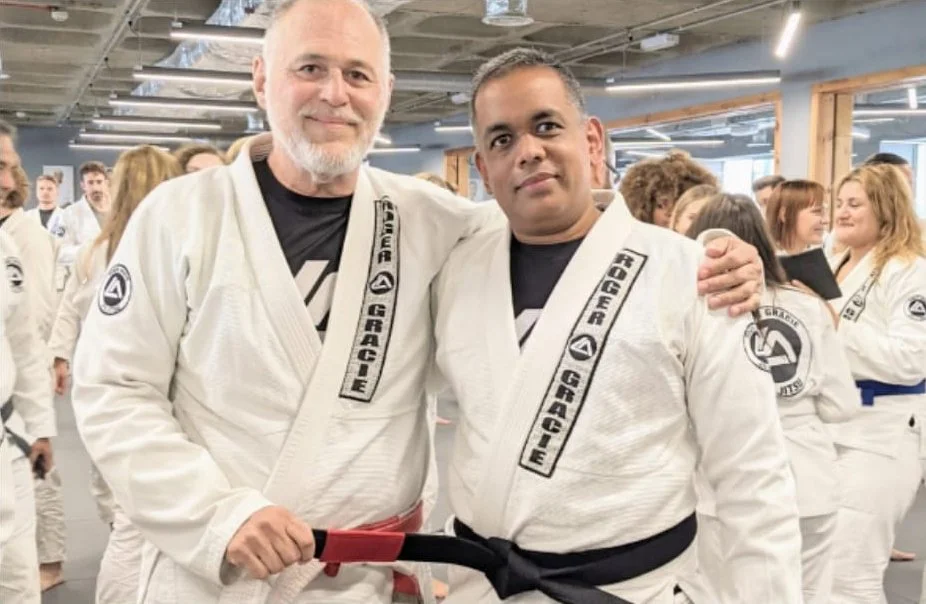 Ash Hoque & Mauricio Gomes RGA Roger Gracie BJJ