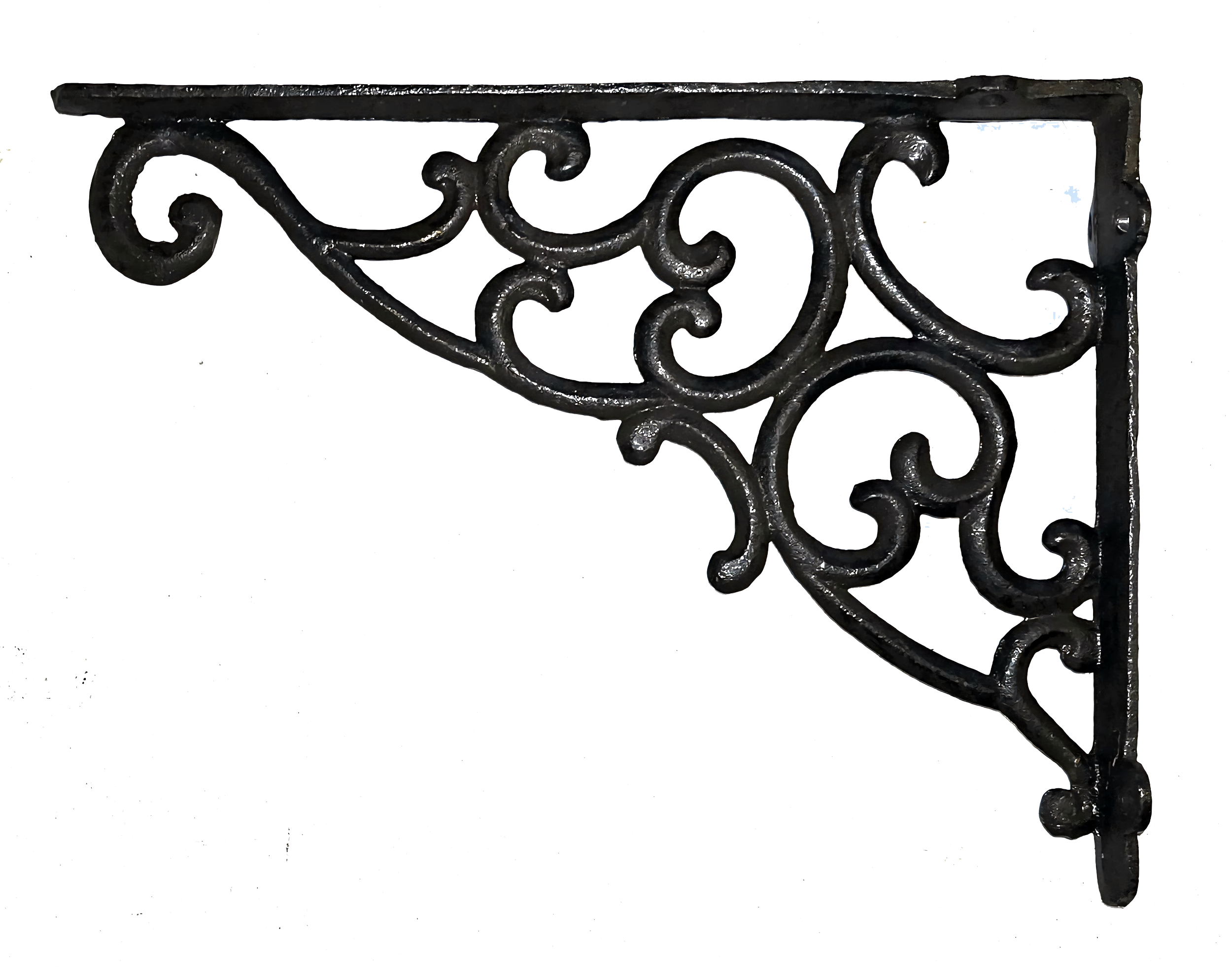 Iron Shelf Bracket 12"x6"