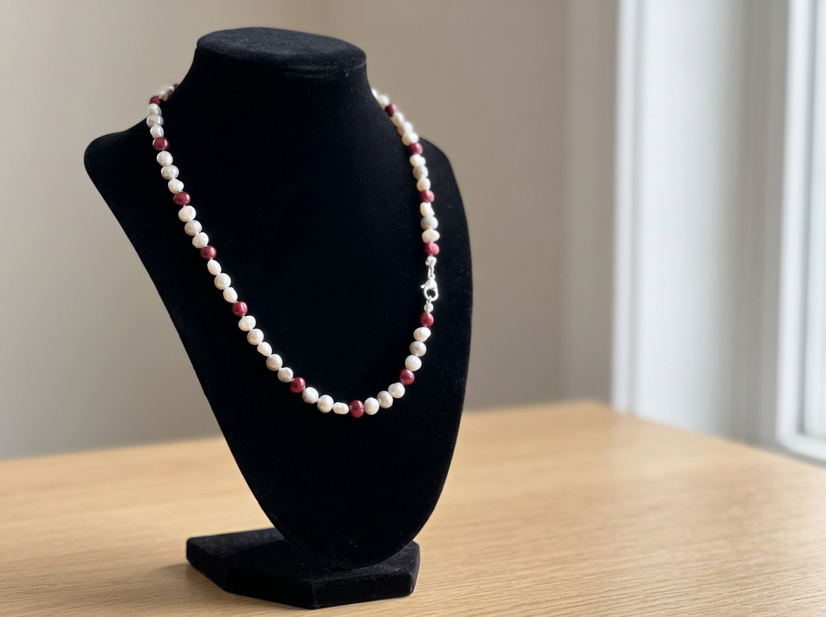 Merlot Pearl Necklace