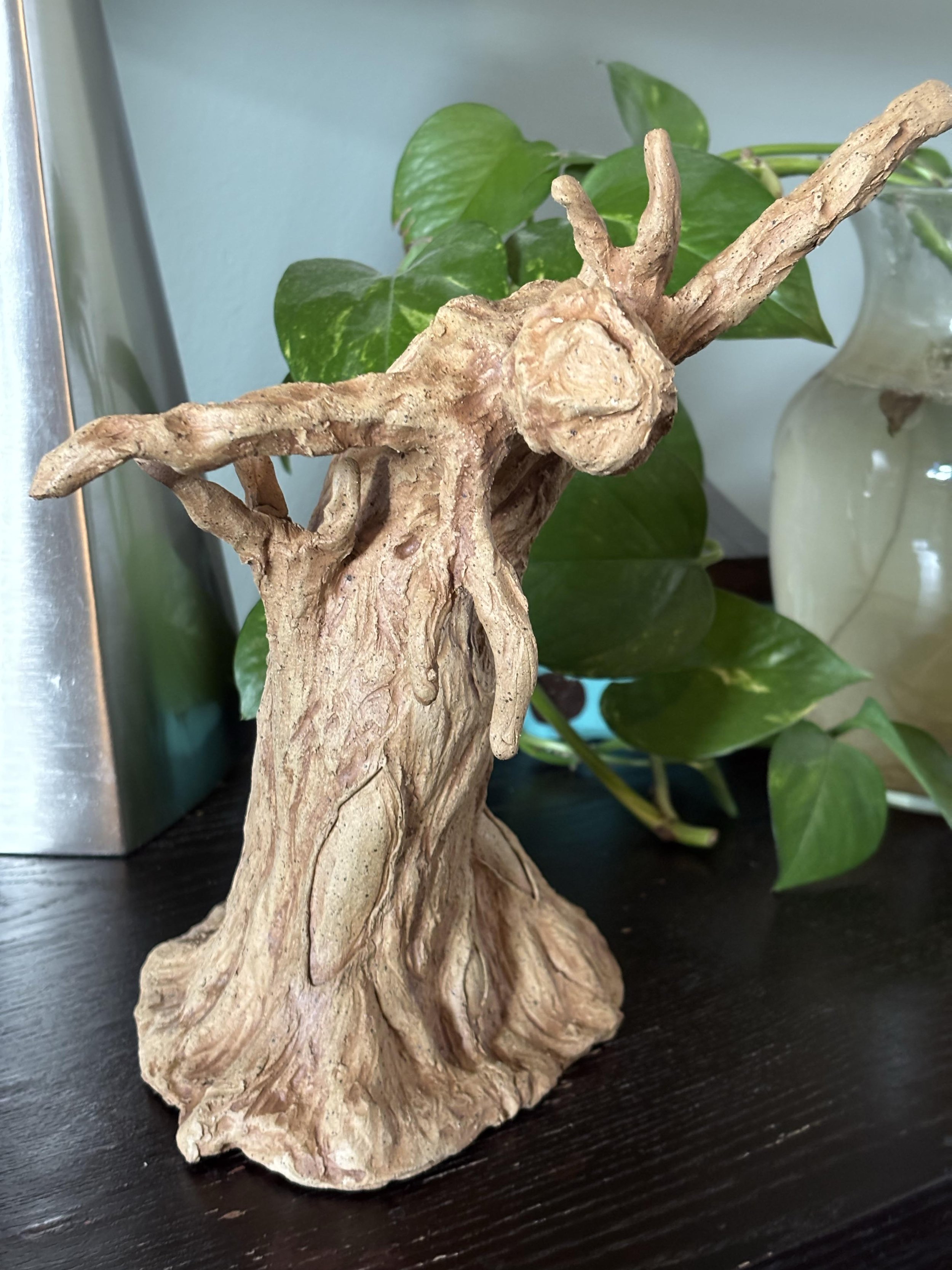 Goddess of Fortitude, 8.5 x 13 x 9"