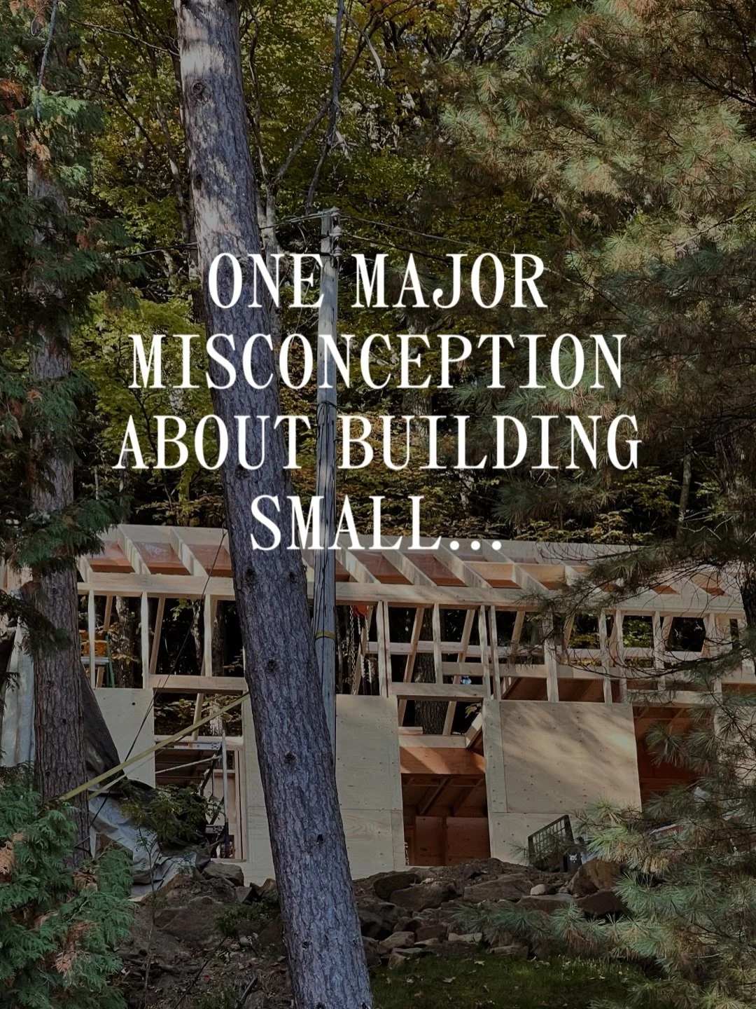 Small does not mean fast when you build to an heirloom standard.

Excavation, foundation, framing, enclosure, rough-ins, finishing. 
All these phases are still required.

So what is a realistic timeline expectation? 

The better part of a year. 

Und