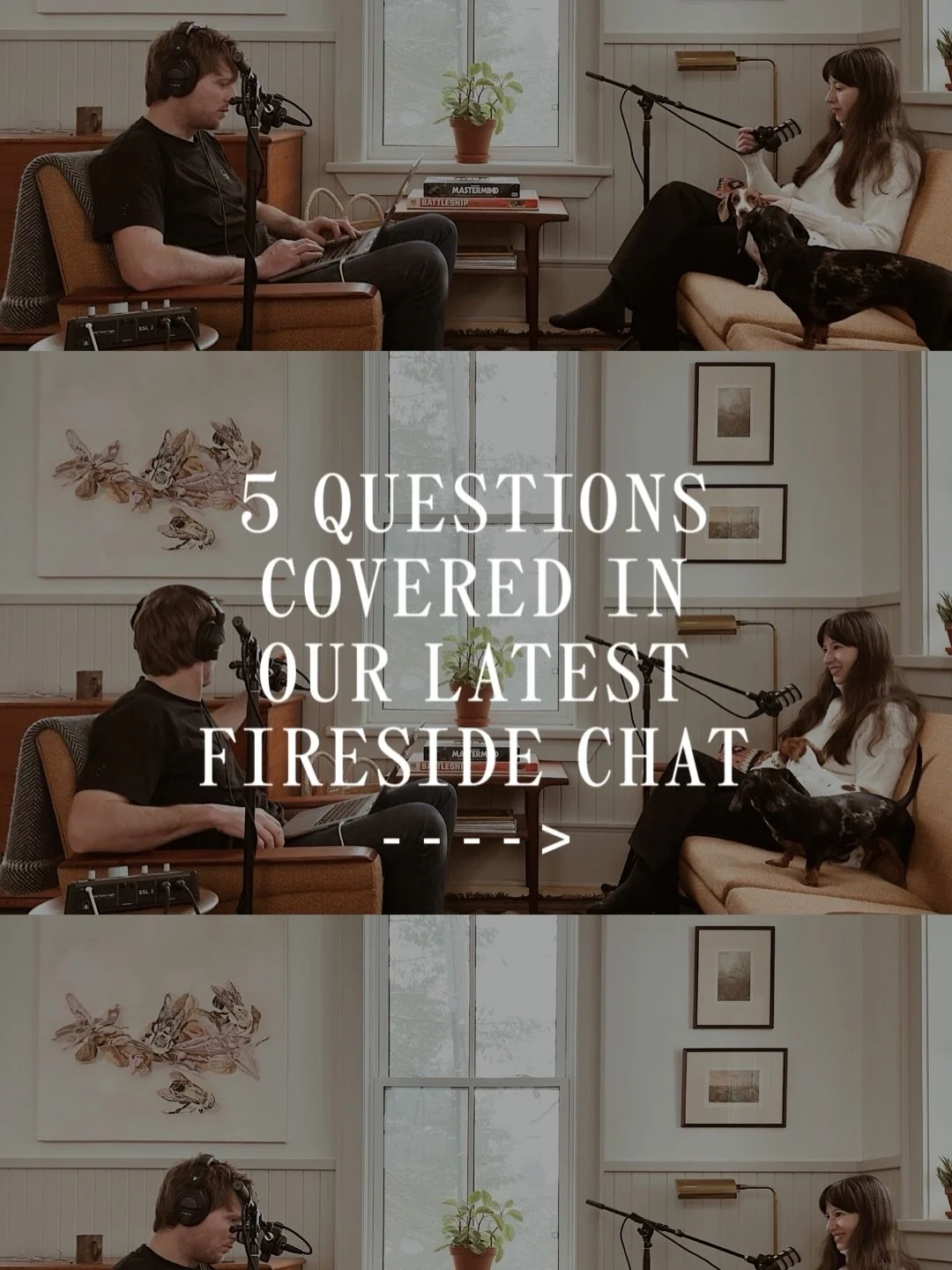 🎙️Last week we sat down for our final Fireside Q&amp;A of the year to answer design and building questions from The Studio members. 

While we might not be officially fireside (for now), we are set up for a cosy conversation in the cabin and we hope