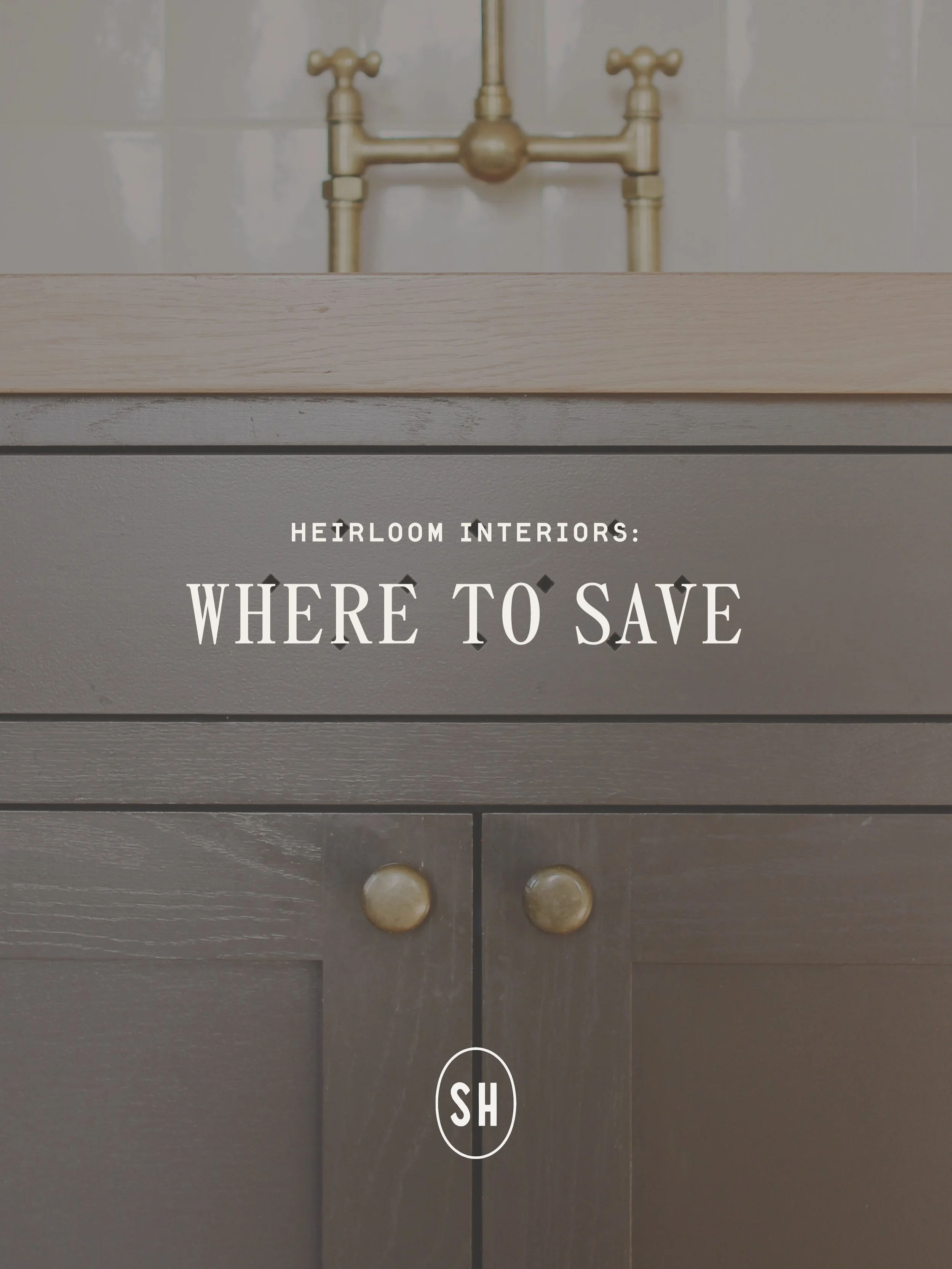 It&rsquo;s easy to make an argument for spending on just about anything when designing an heirloom interior but rarely does the budget allow. 

So where should you save? 

Well, there are lots of ways to save when choosing interior finishes, but thes