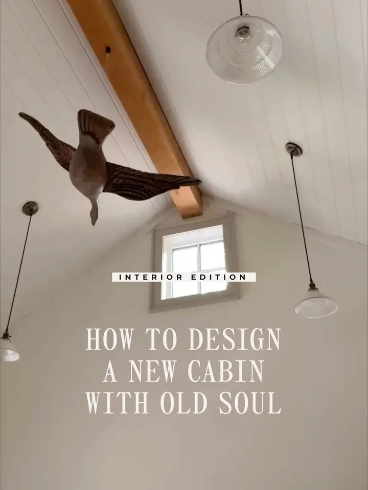 🛋️ Every interior design choice has a big impact on the style of a small home or cabin. These are just a few that we incorporated into The Heirloom Sleeping Cabin.

A lot of consideration went into every detail to ensure the build was rooted in a he