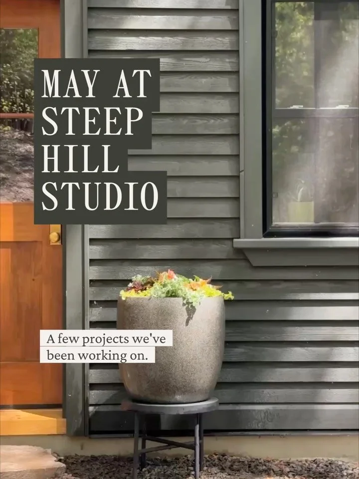 May at Steep Hill Studio. Here&rsquo;s a look at some of the projects on the go around here.

🌸🐝🌿🏡🛶🐾🪴🛠️🪏

#steephillstudio #cottageliving #muskoka #cottagegarden