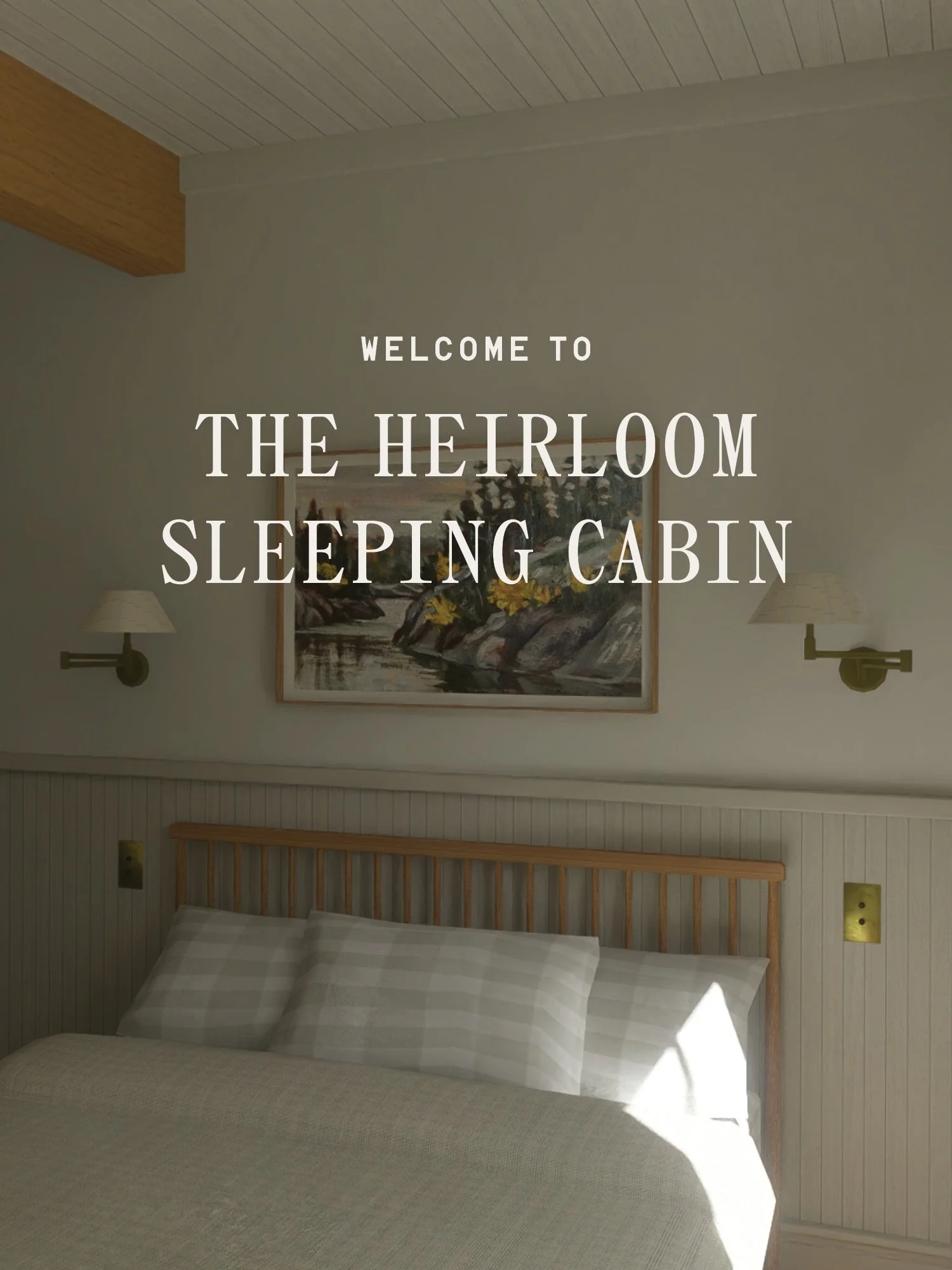 🏡 Welcome to The Heirloom Sleeping Cabin

An architectural plan that blends heritage inspiration with modern performance. For a building with state of the art bones and a classic, old soul.

📐 We spent a year developing the Heirloom Sleeping Cabin.