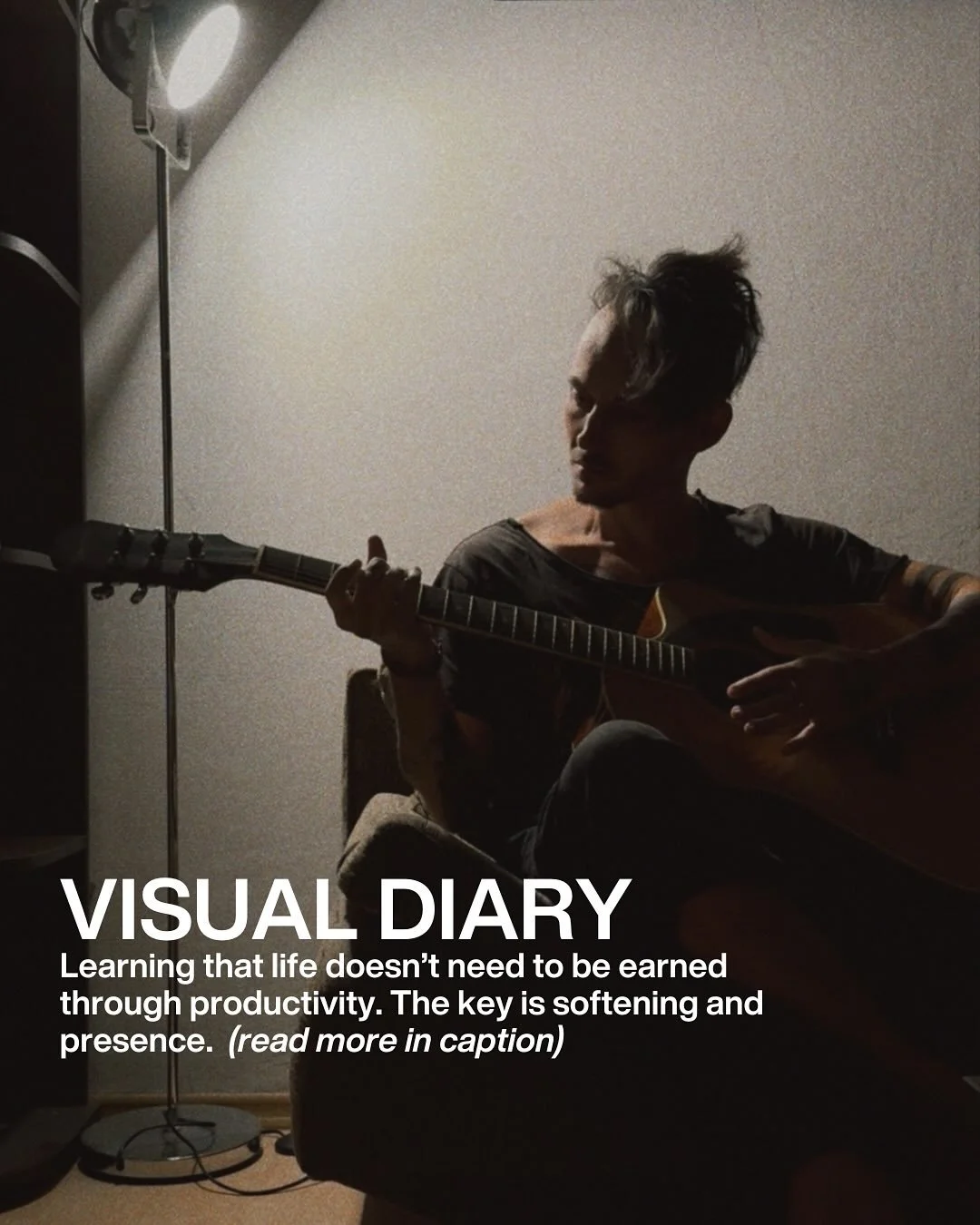 Visual diary of the last few months of life. Slow living, gentle devotional rhythm. Learning that life doesn&rsquo;t need to be earned through productivity. The key is softening and presence. The shift is not instant, it requires a lot of patience, c